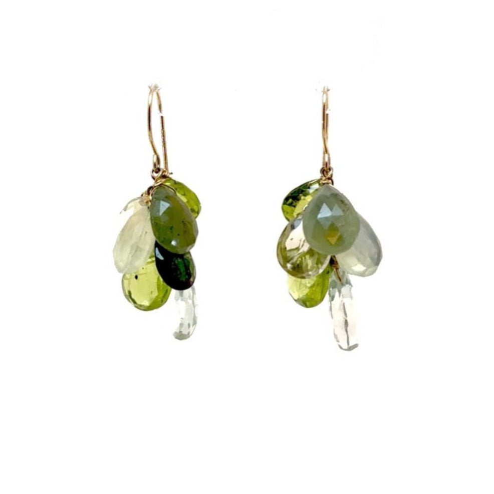 Petite Cluster In Greenery - 14k