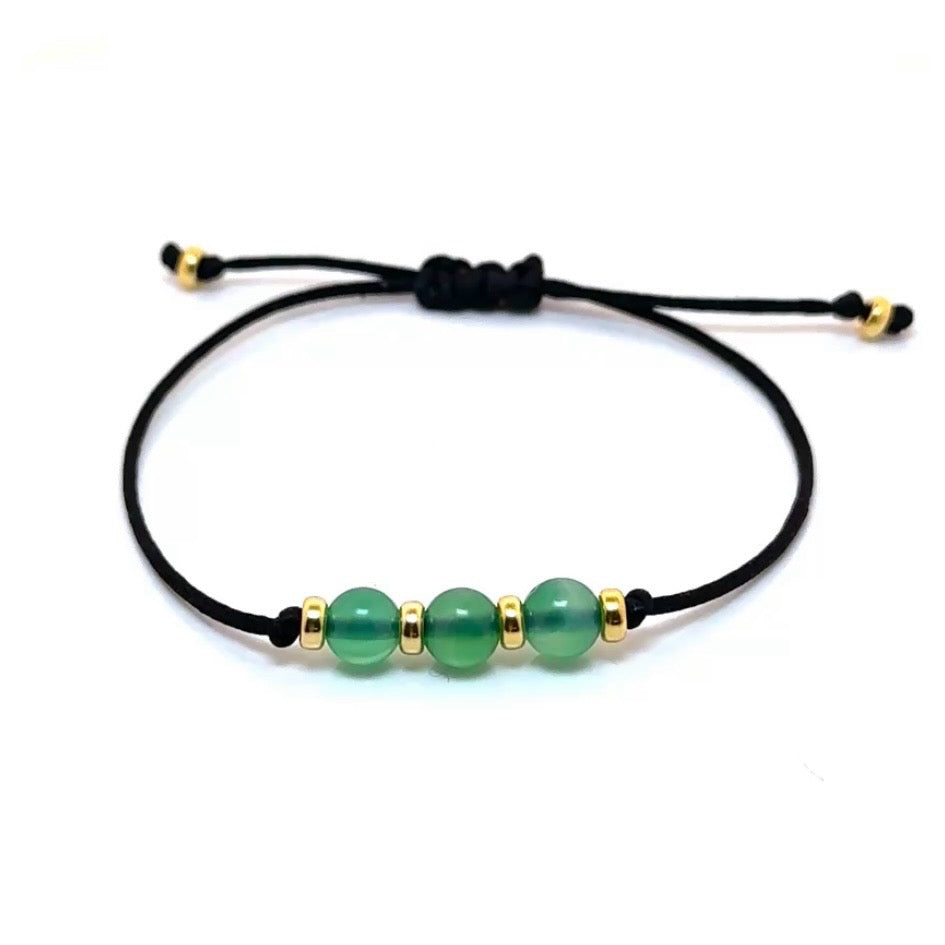 Green River Rock Macrame Bracelet