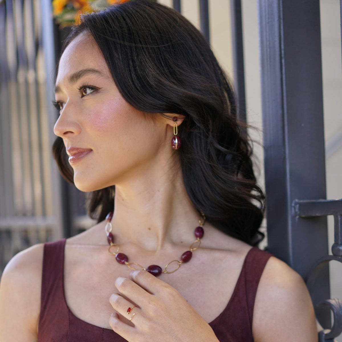 Luna Bubbly Drop Post Earrings