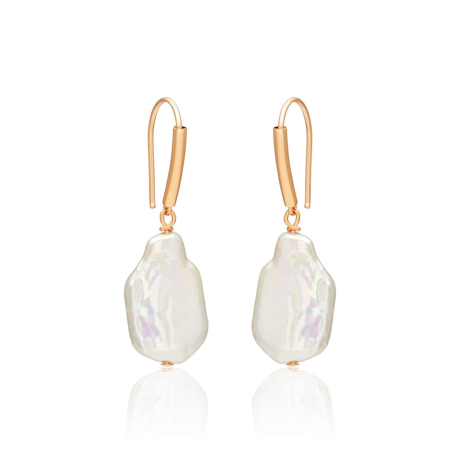 Simply Pearly Keshi Earrings