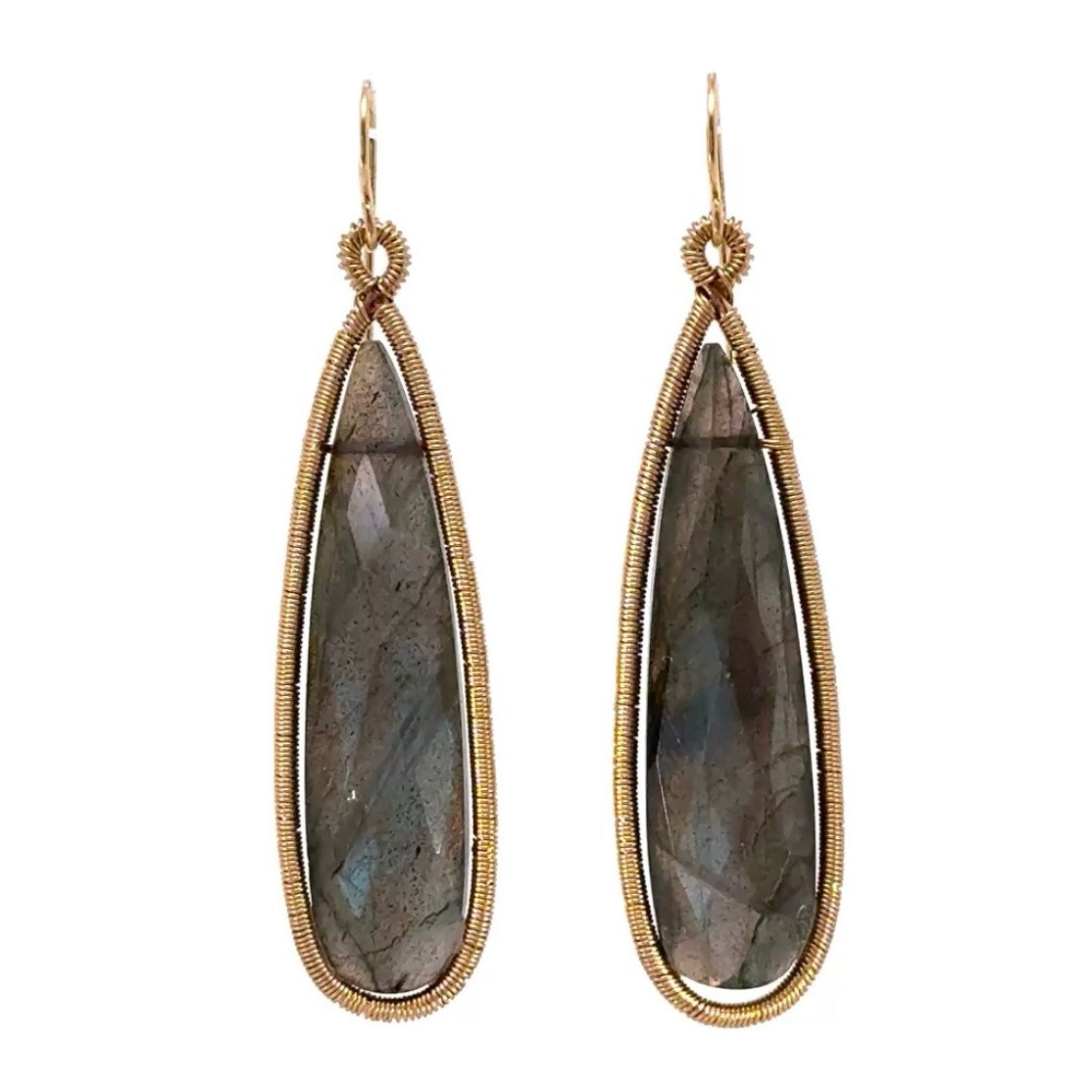 Grande Teardrop Gem Earrings