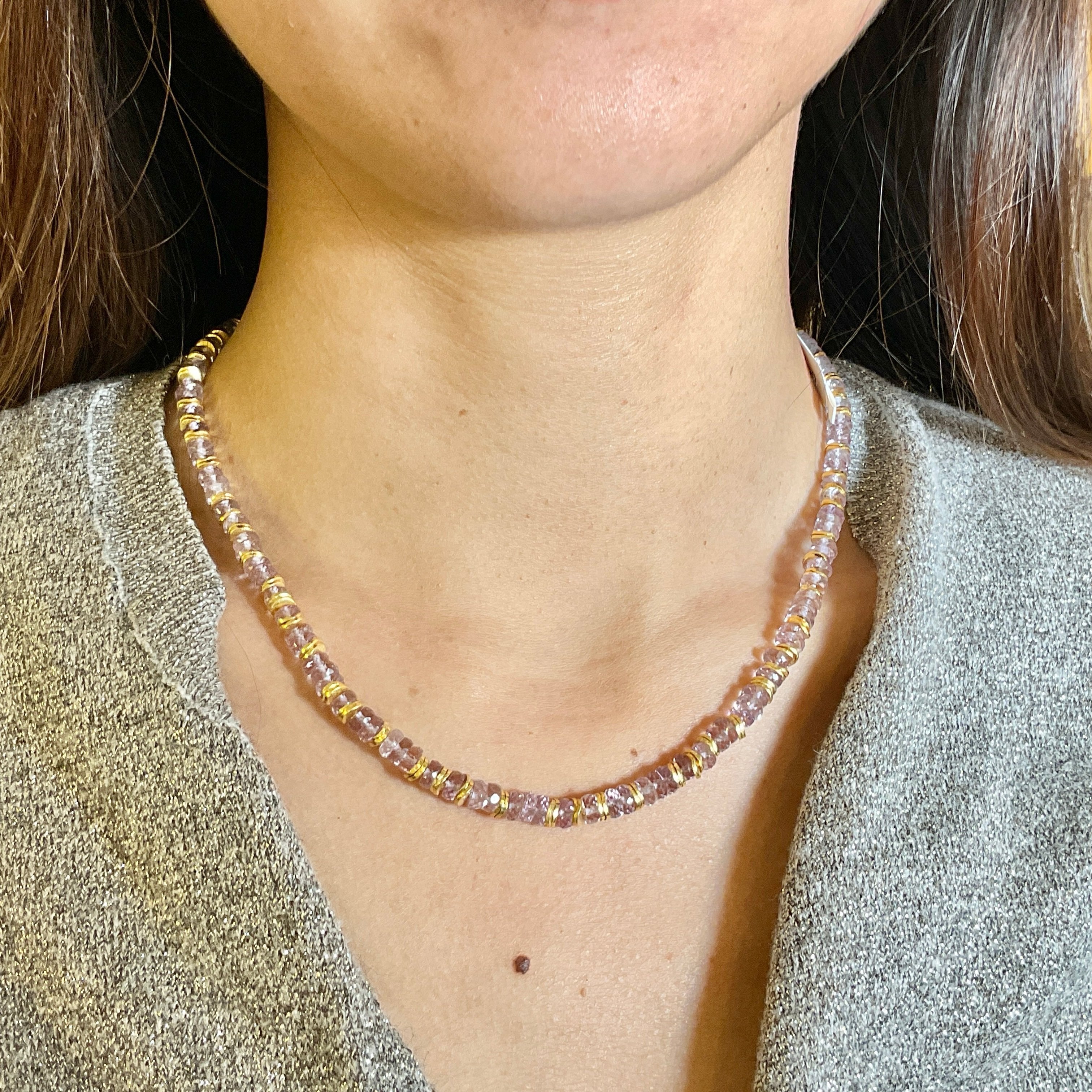 Festive in Amethyst Necklace