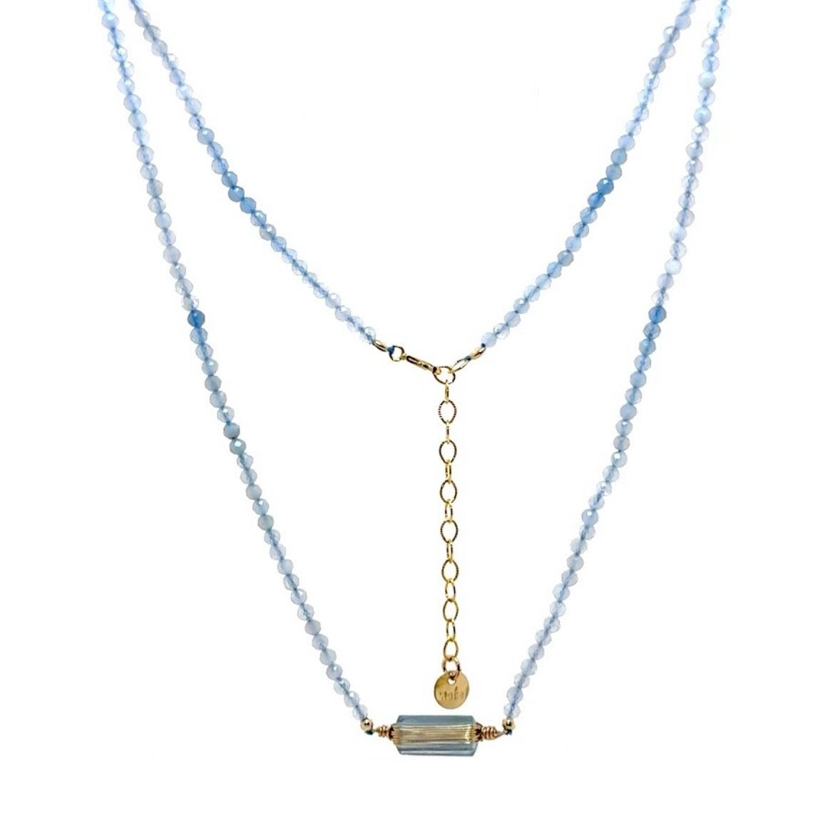 Rosie Mini Blue Topaz Necklace