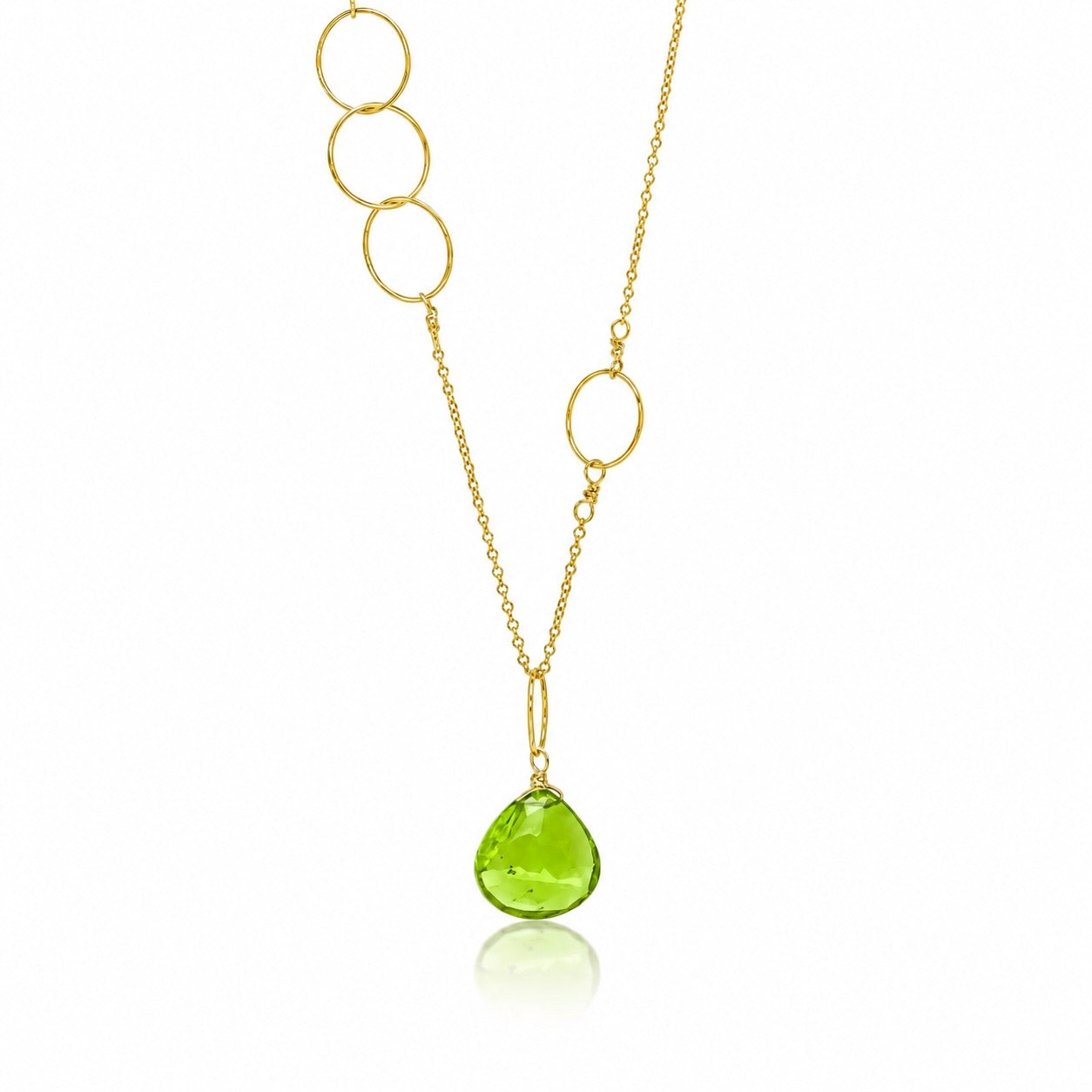 Jennifer Gem Necklace -Peridot