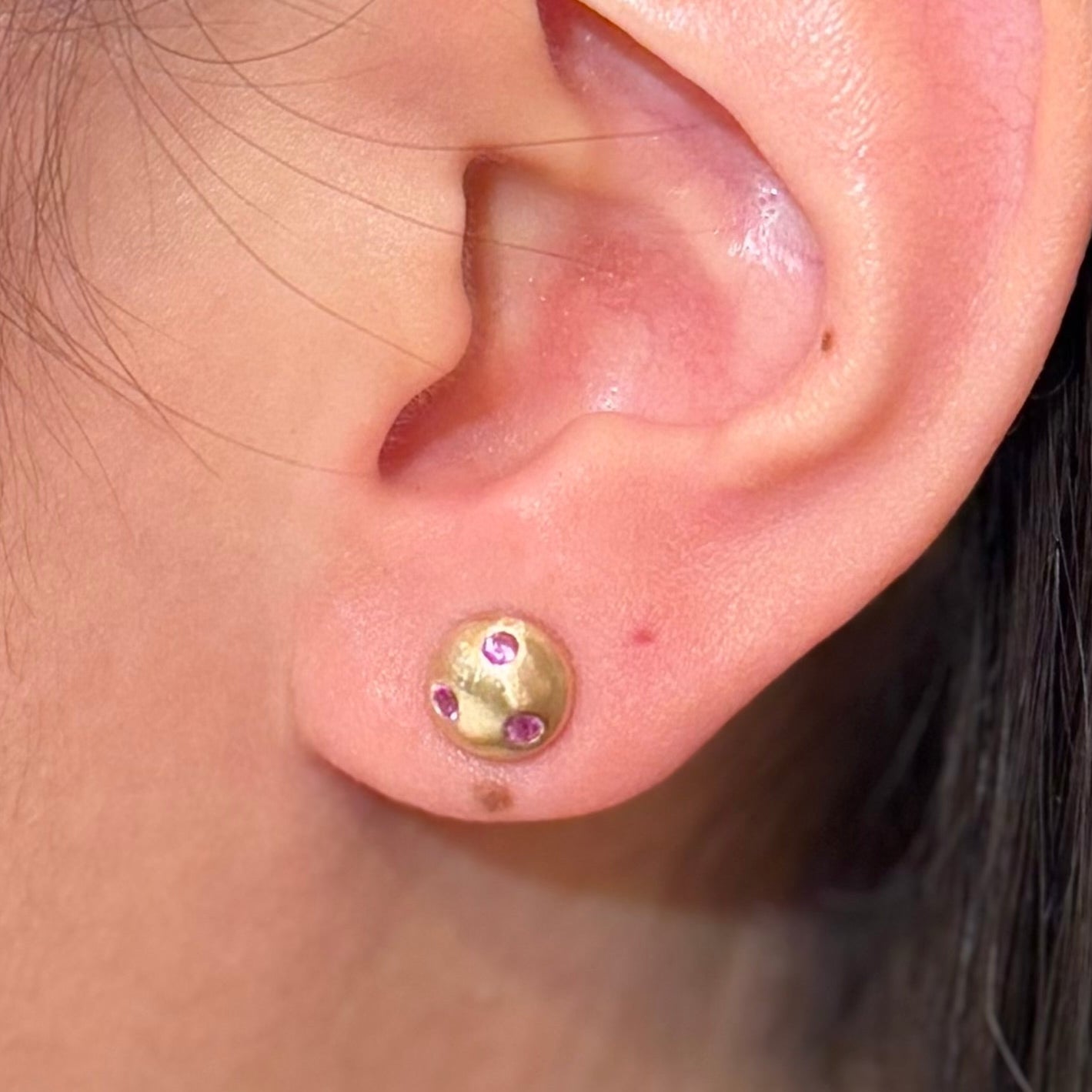 Oro Ruby Studs