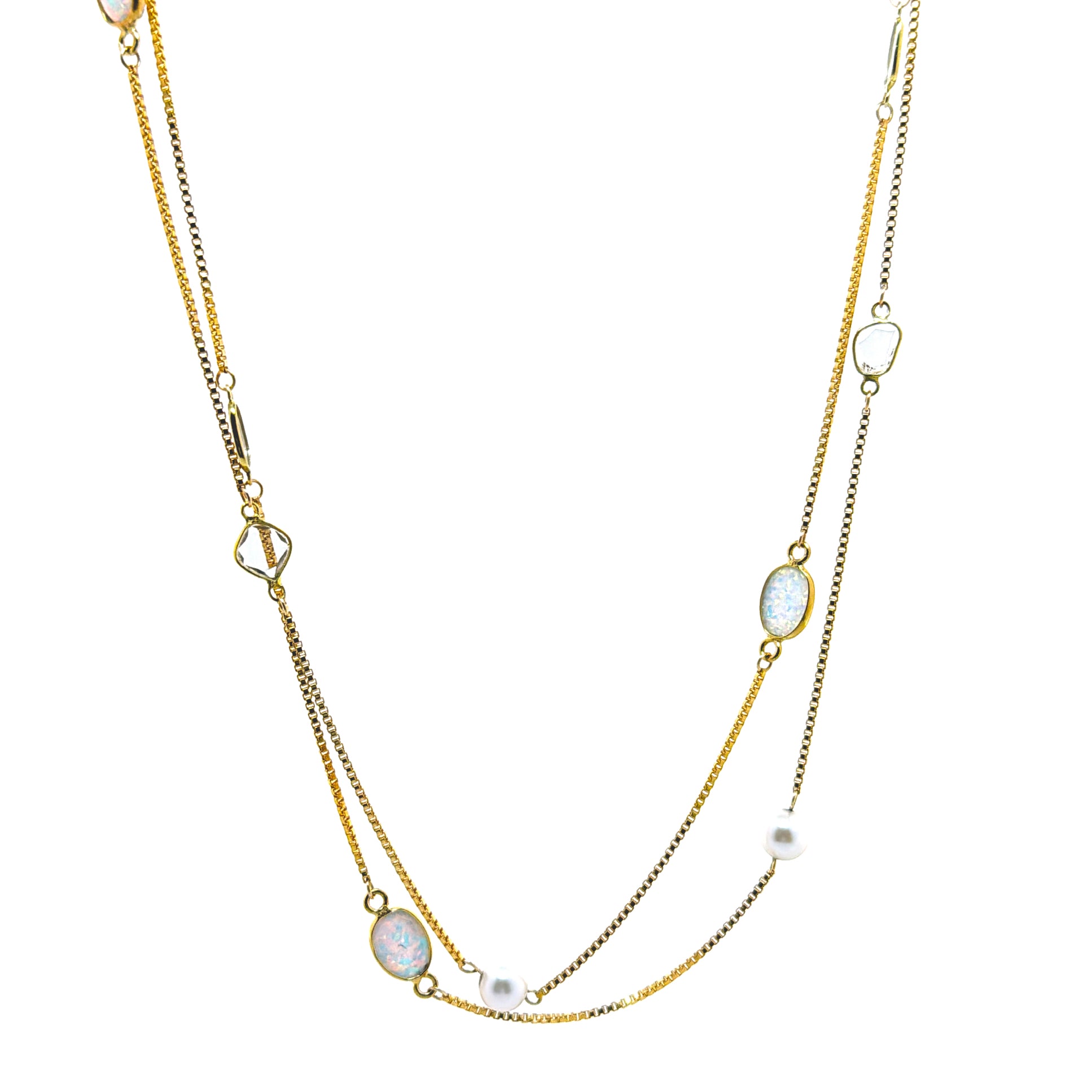 Power Three Opal Necklace