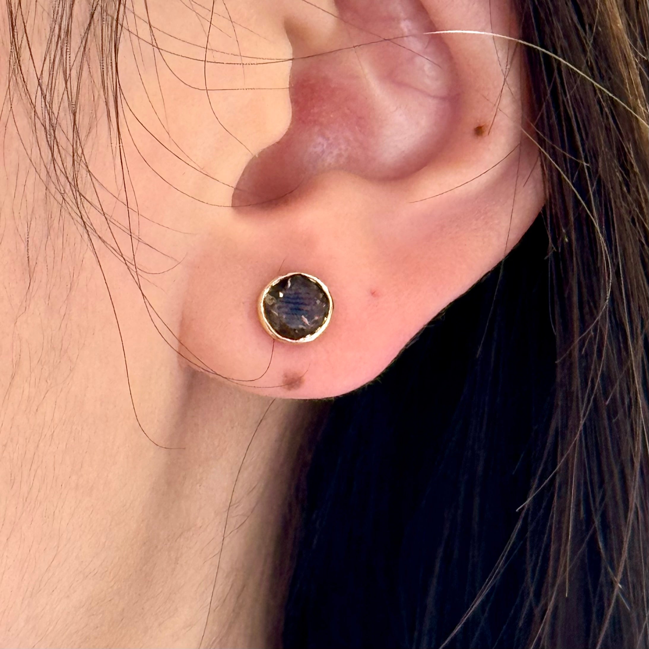 Smokey Quartz  Studs