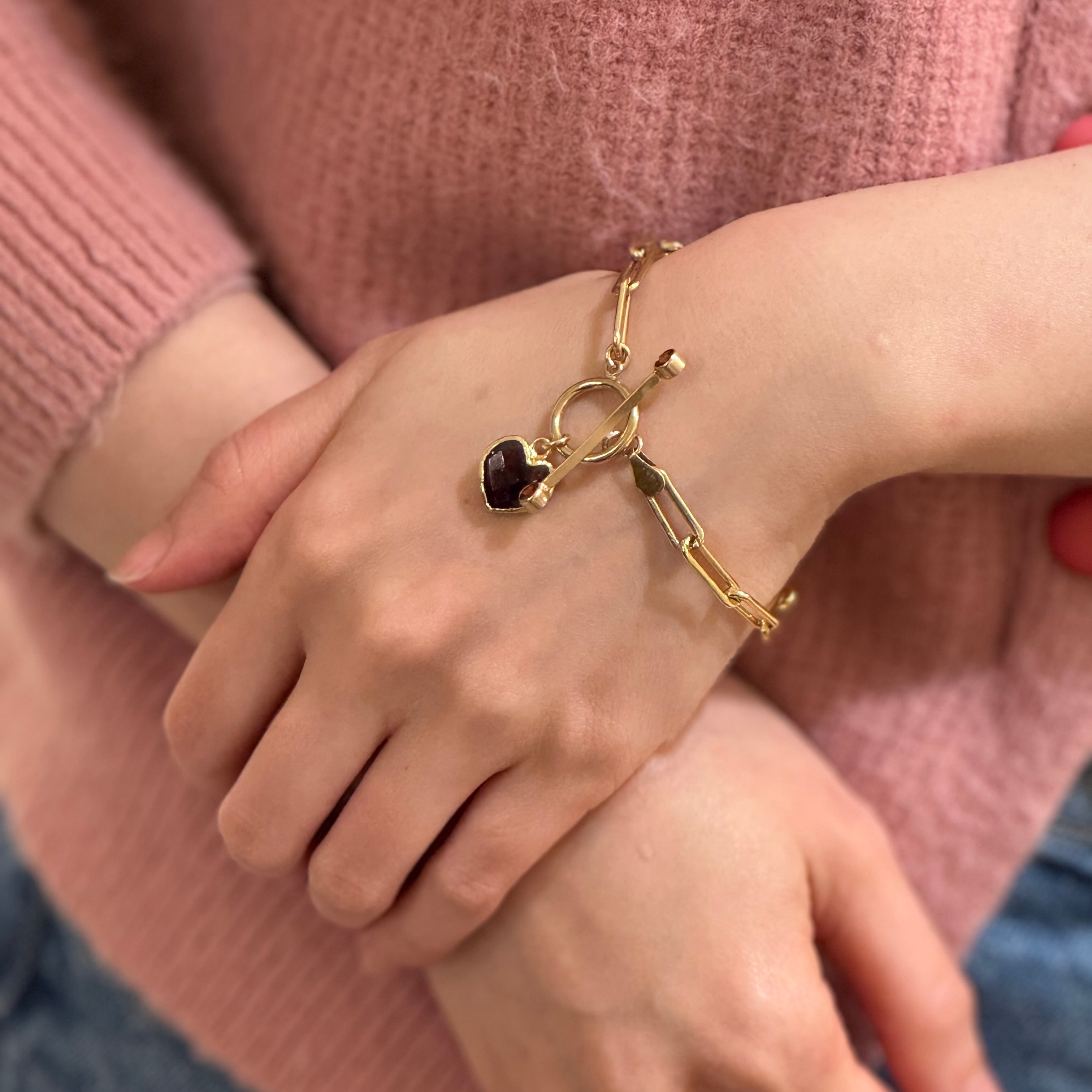 Heart Toggle Bracelet
