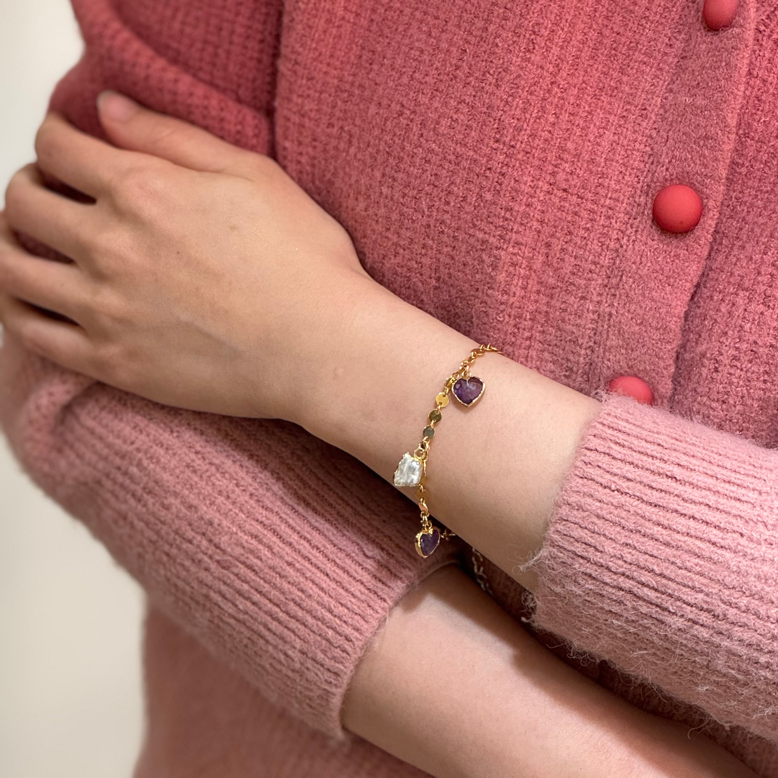 Hearty Charm Bracelet