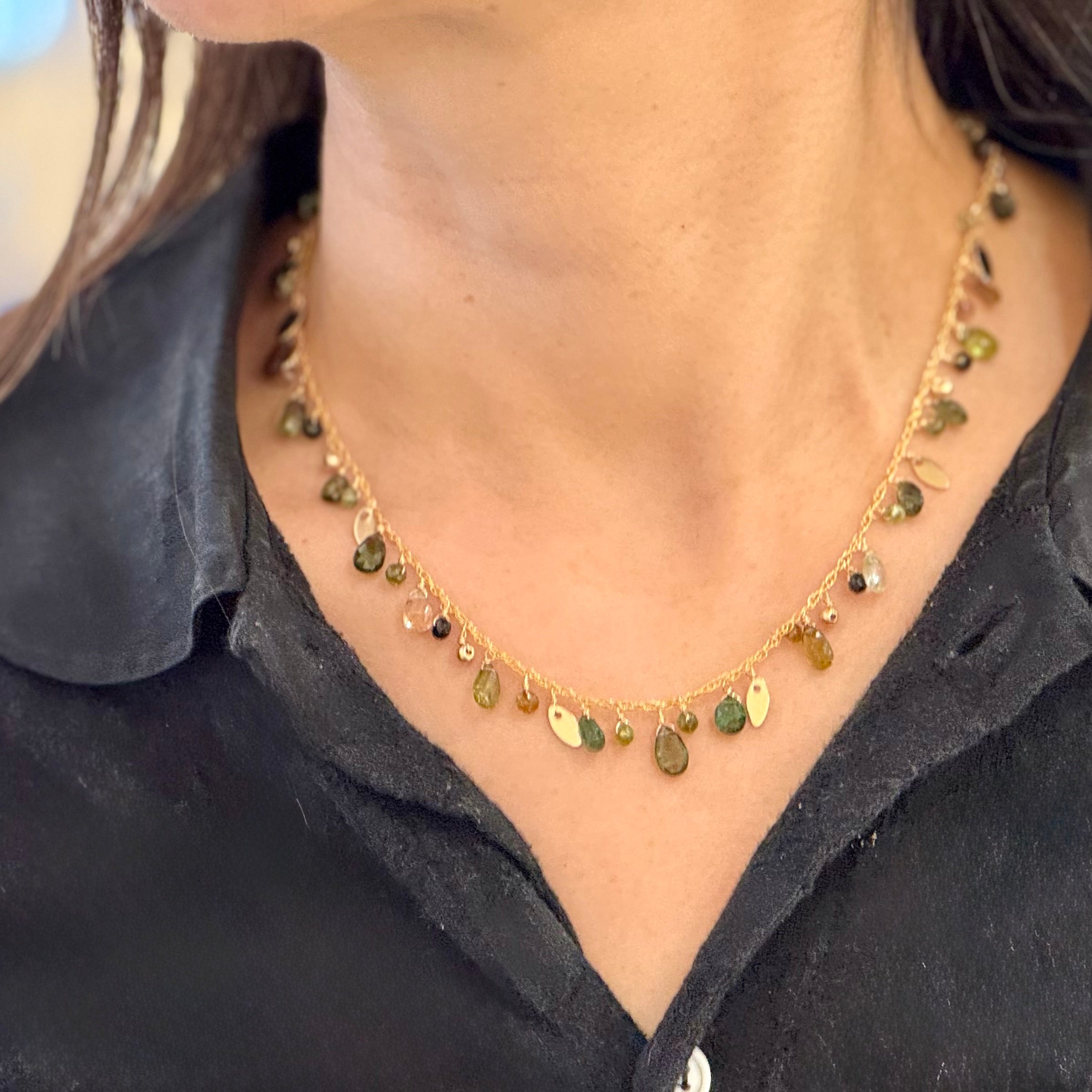 Leaf & Petal Necklace I