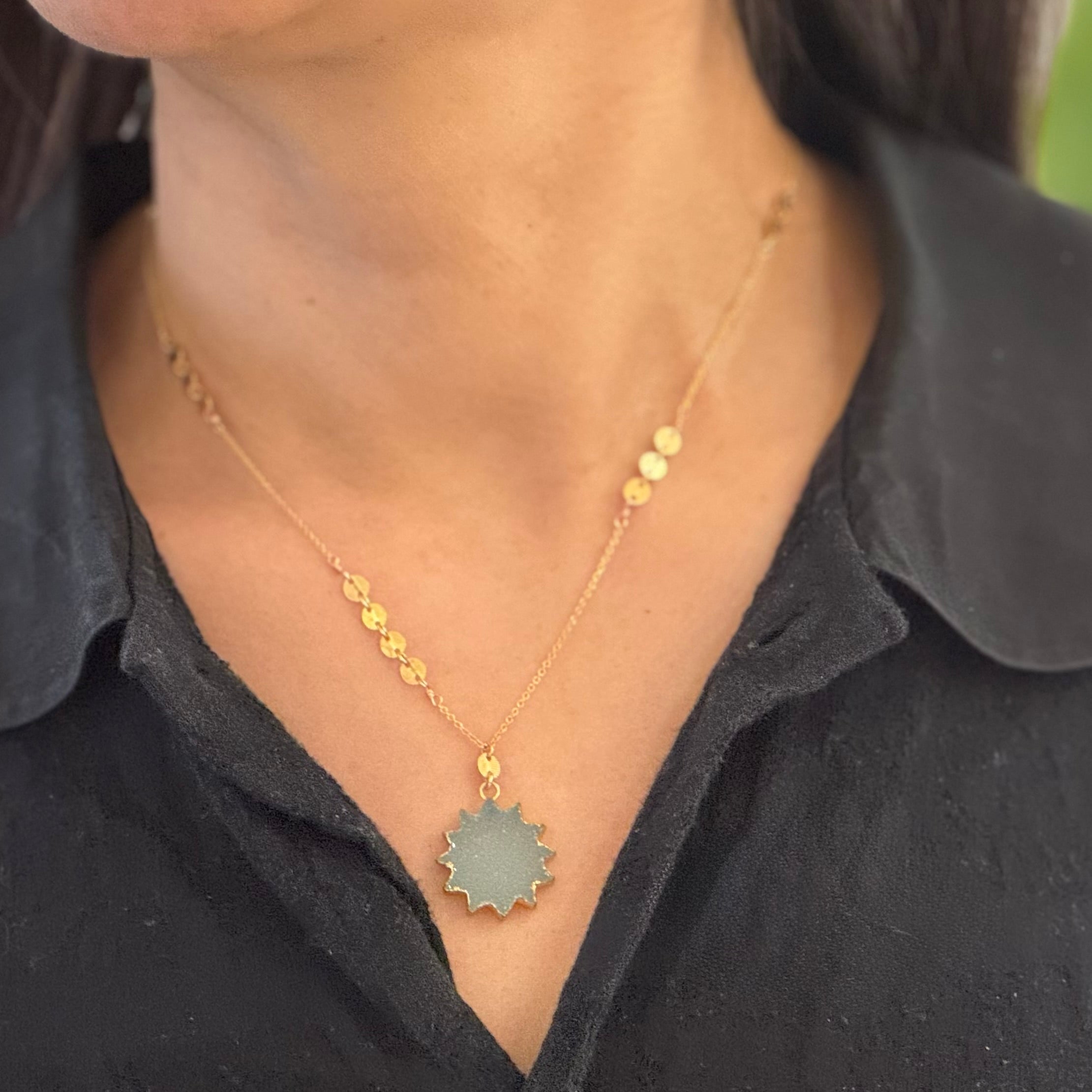 Glory Coin Charm Necklace