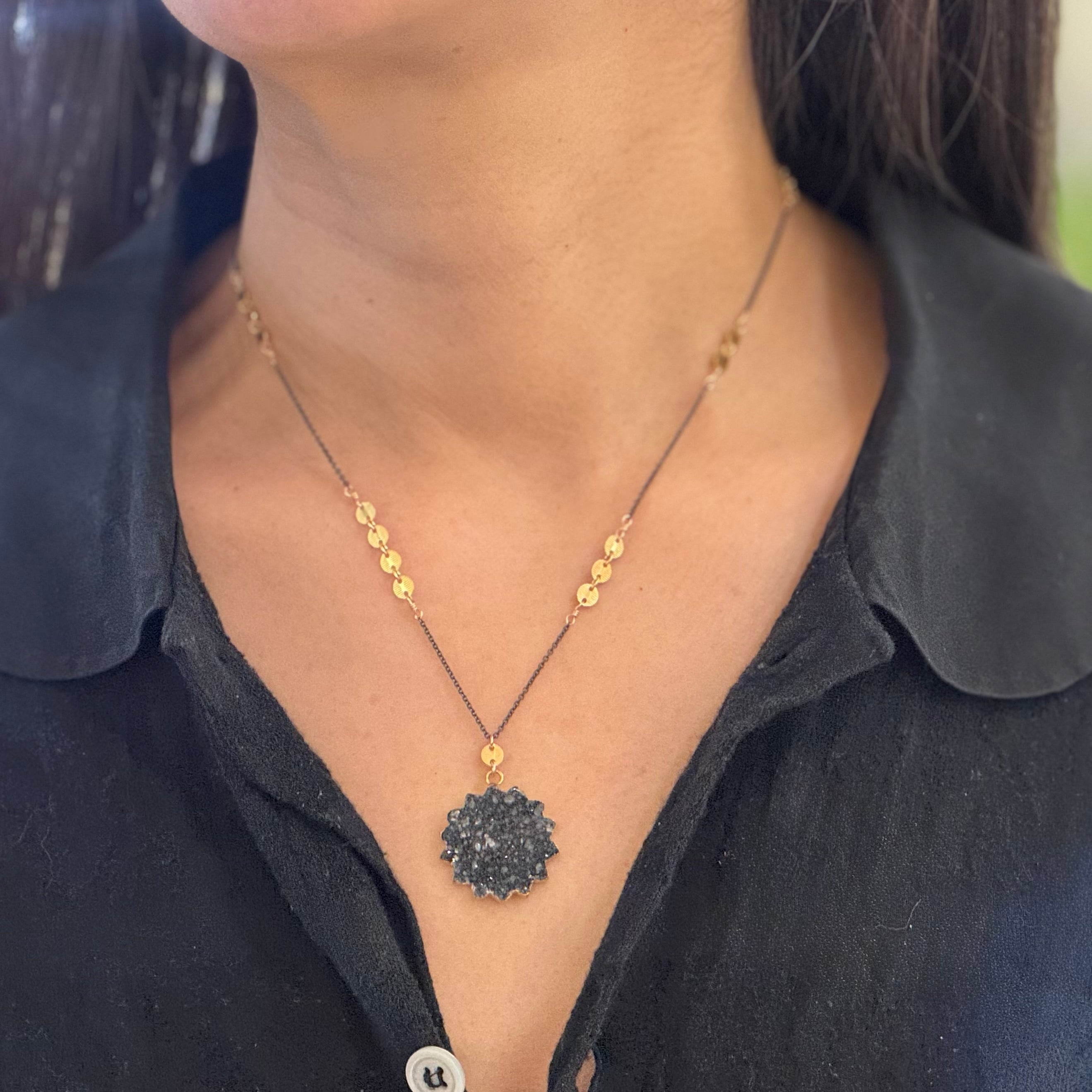 Glory Coin Charm Necklace