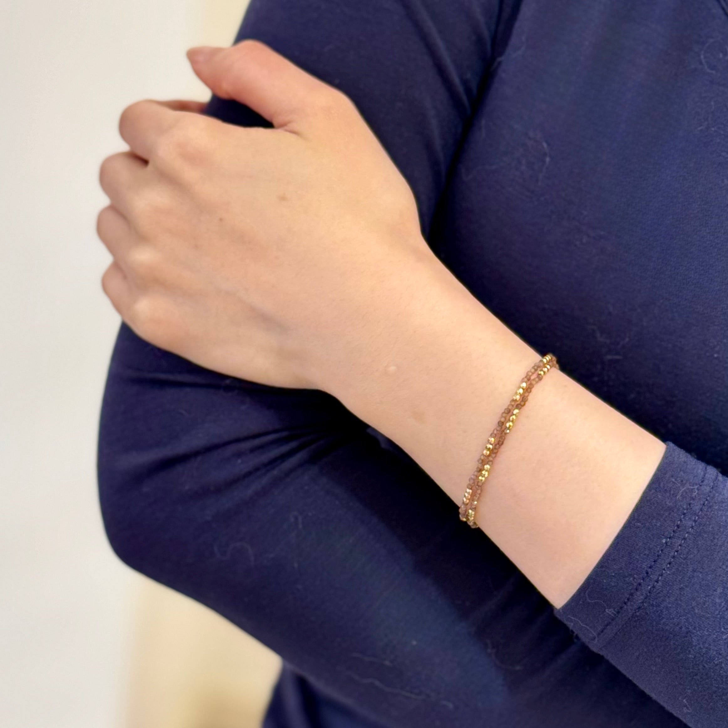 Little Gem Double Strand Bracelet