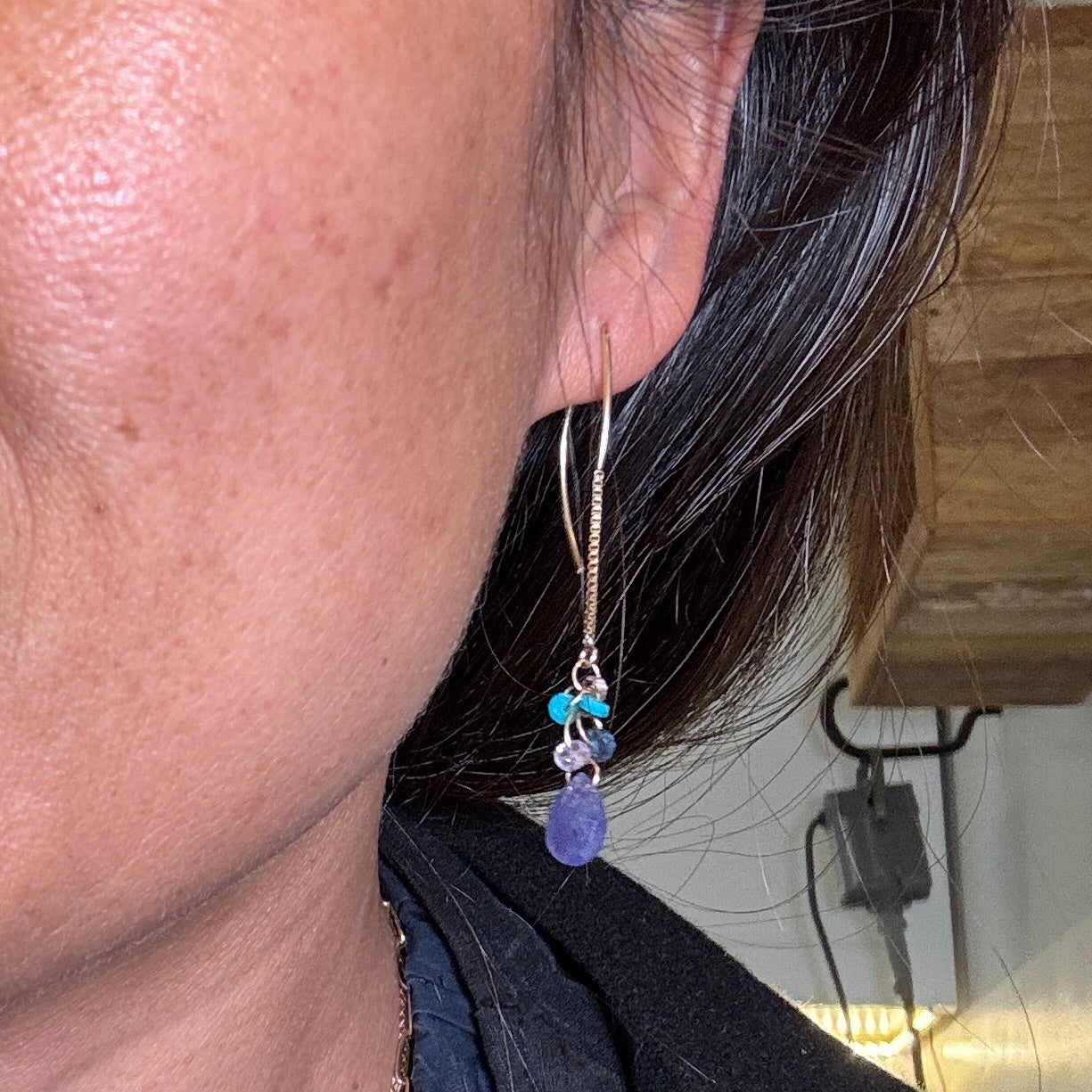 Longevity Earrings - Tanzanite