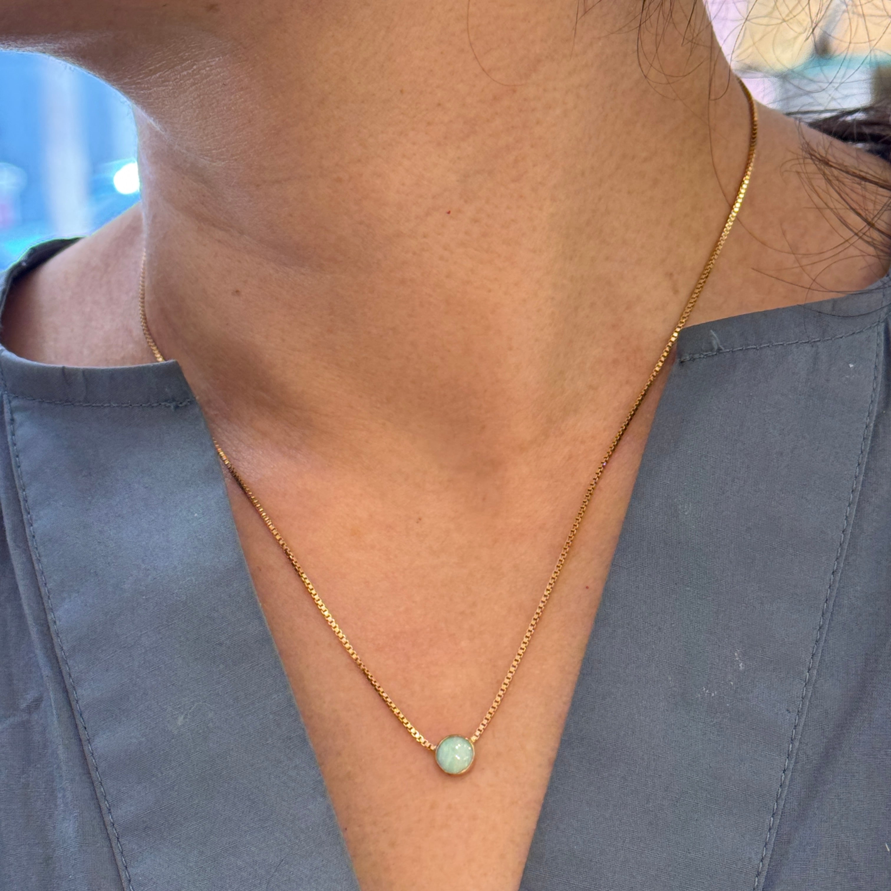 Petite Gem Dot Necklace