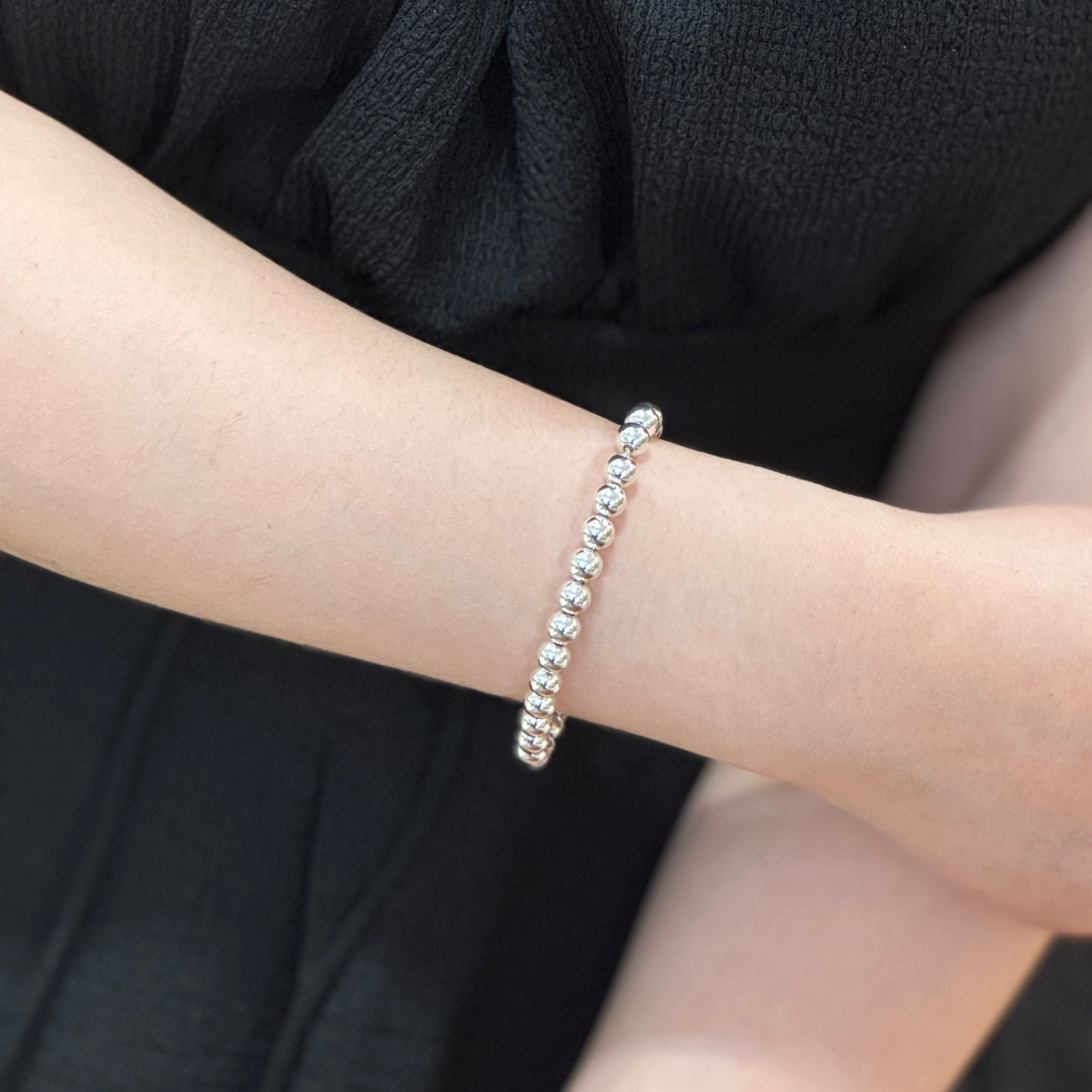 Sterling Silver Ball Bracelet