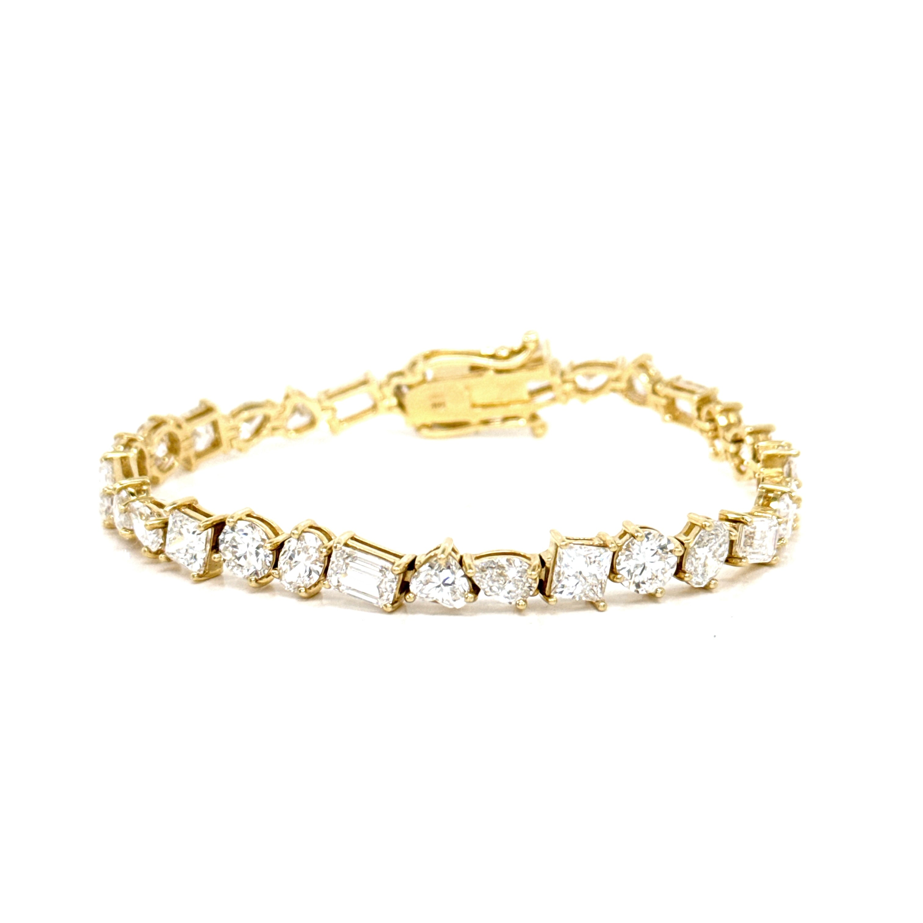 Multishape Lab-Grown Diamond Bracelet 14k
