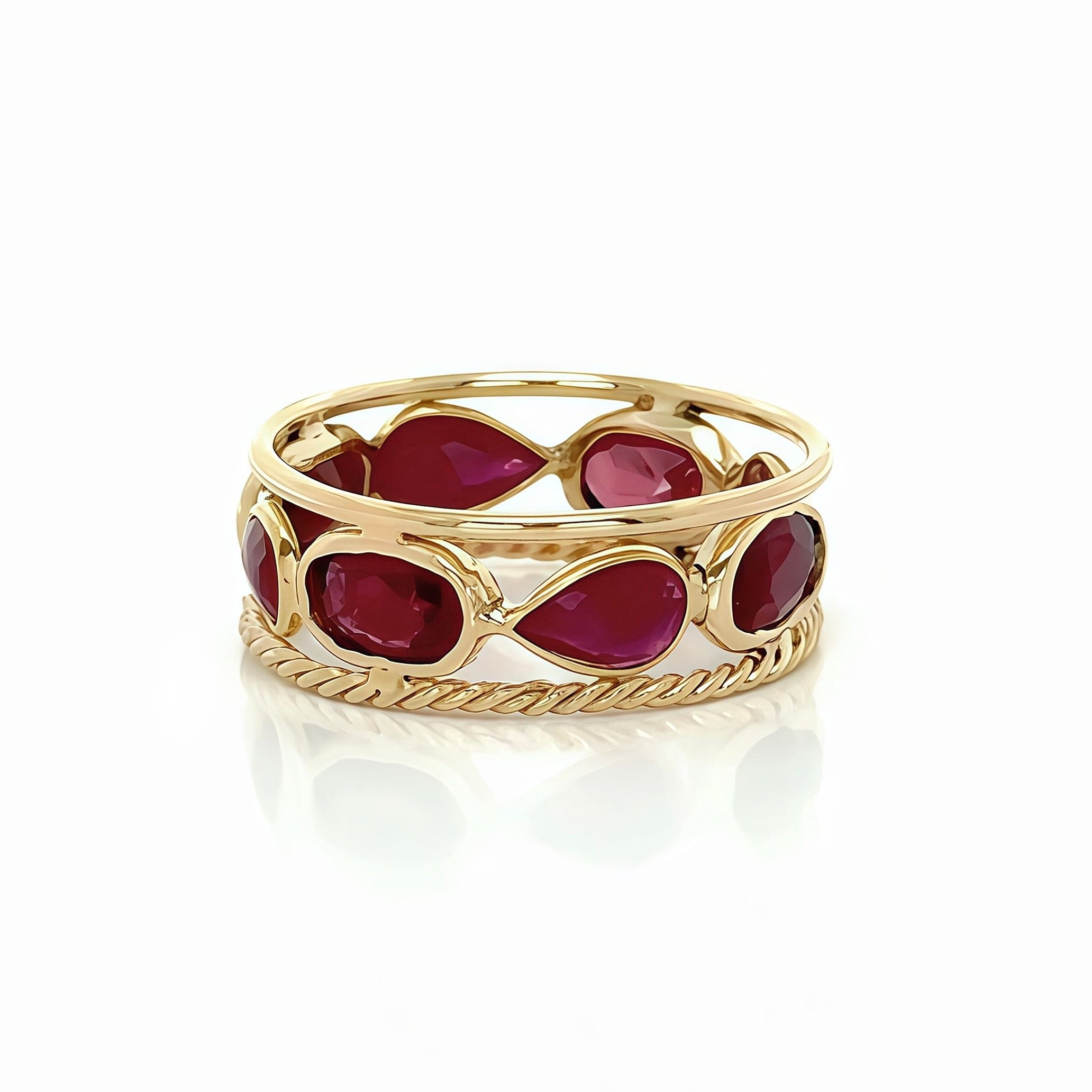Natural Ruby Ring-14k