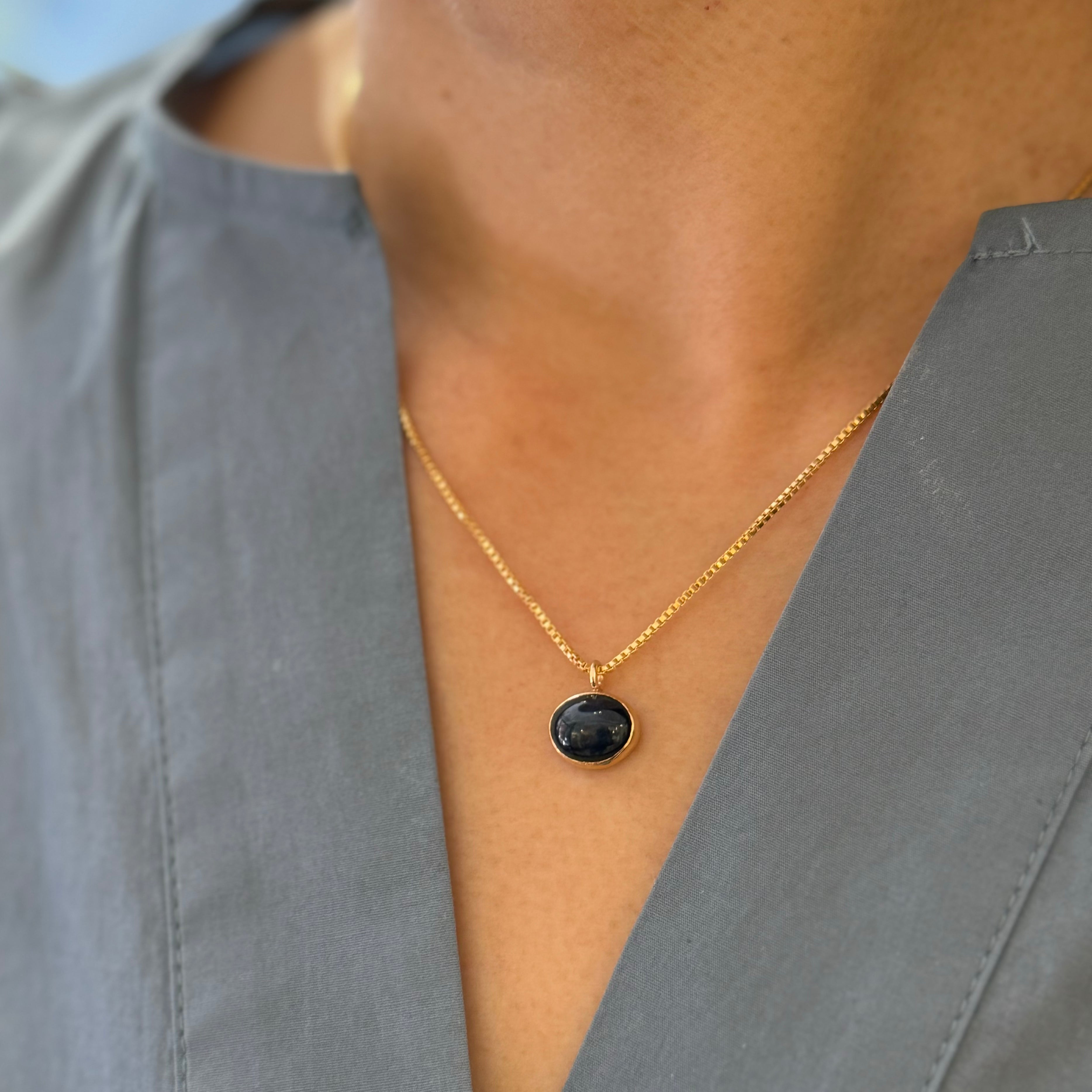 Blue Star Sapphire Necklace