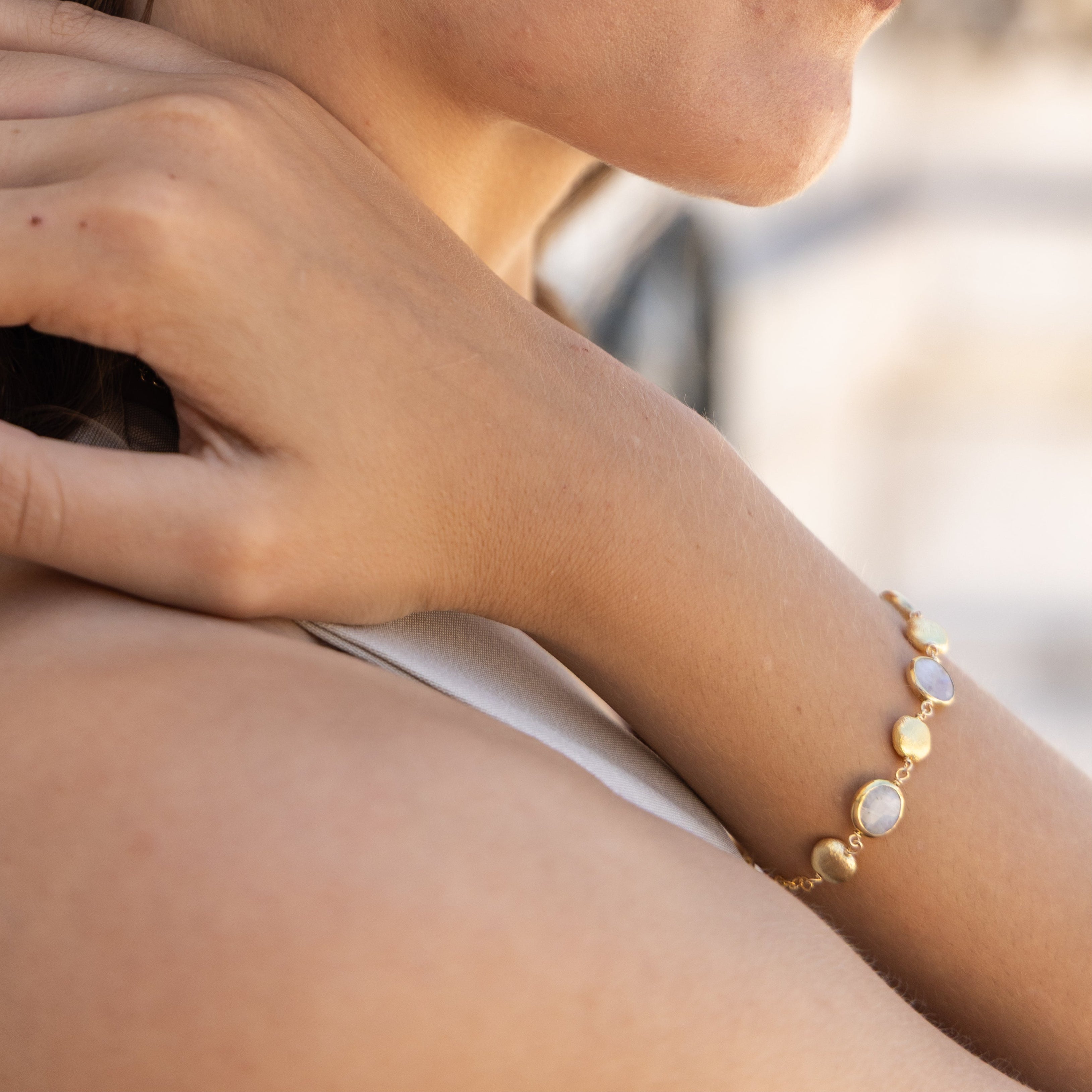 Universe Bracelet In  Moonstone