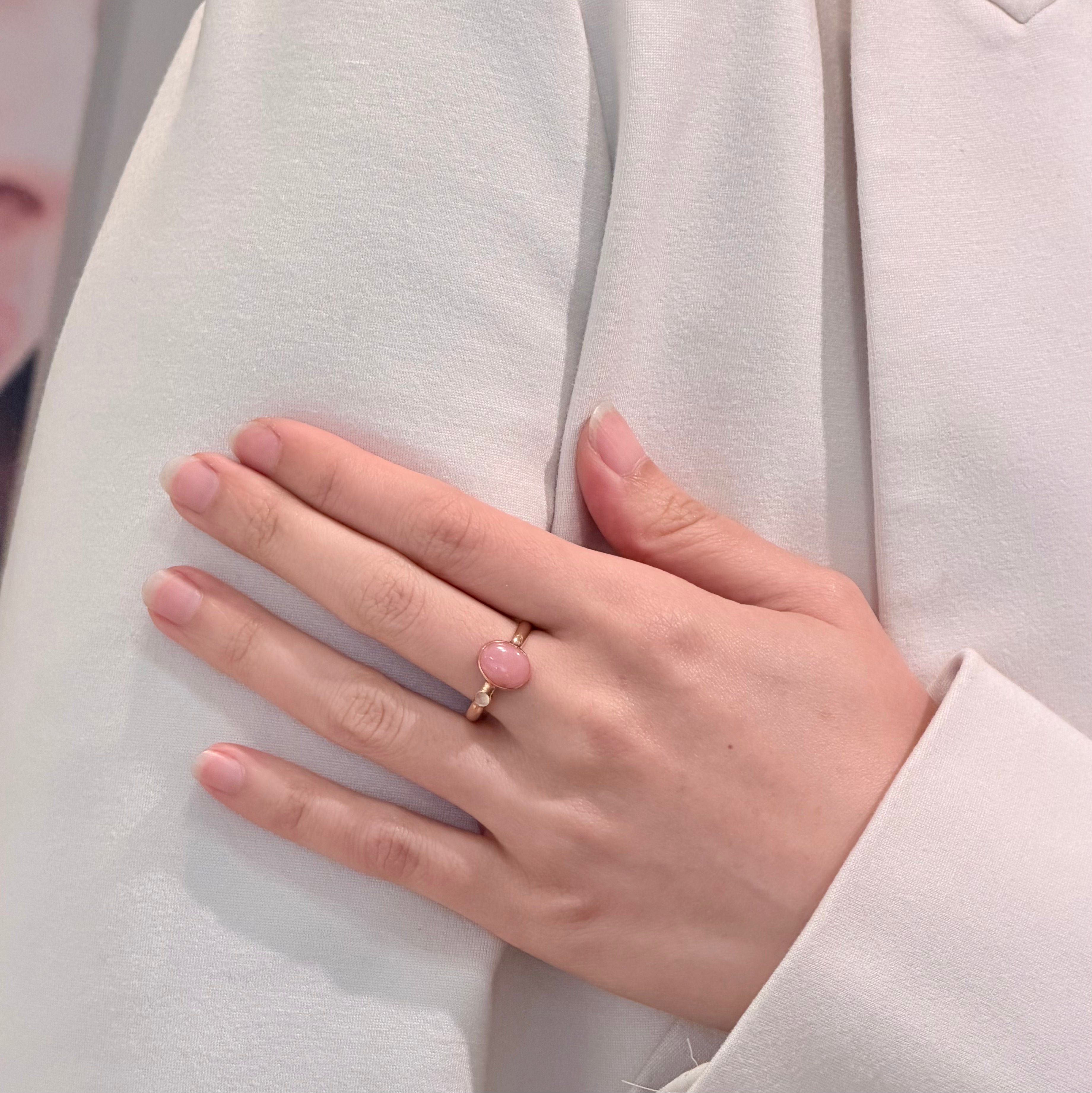 Pink Crush Opal By My Side Ring