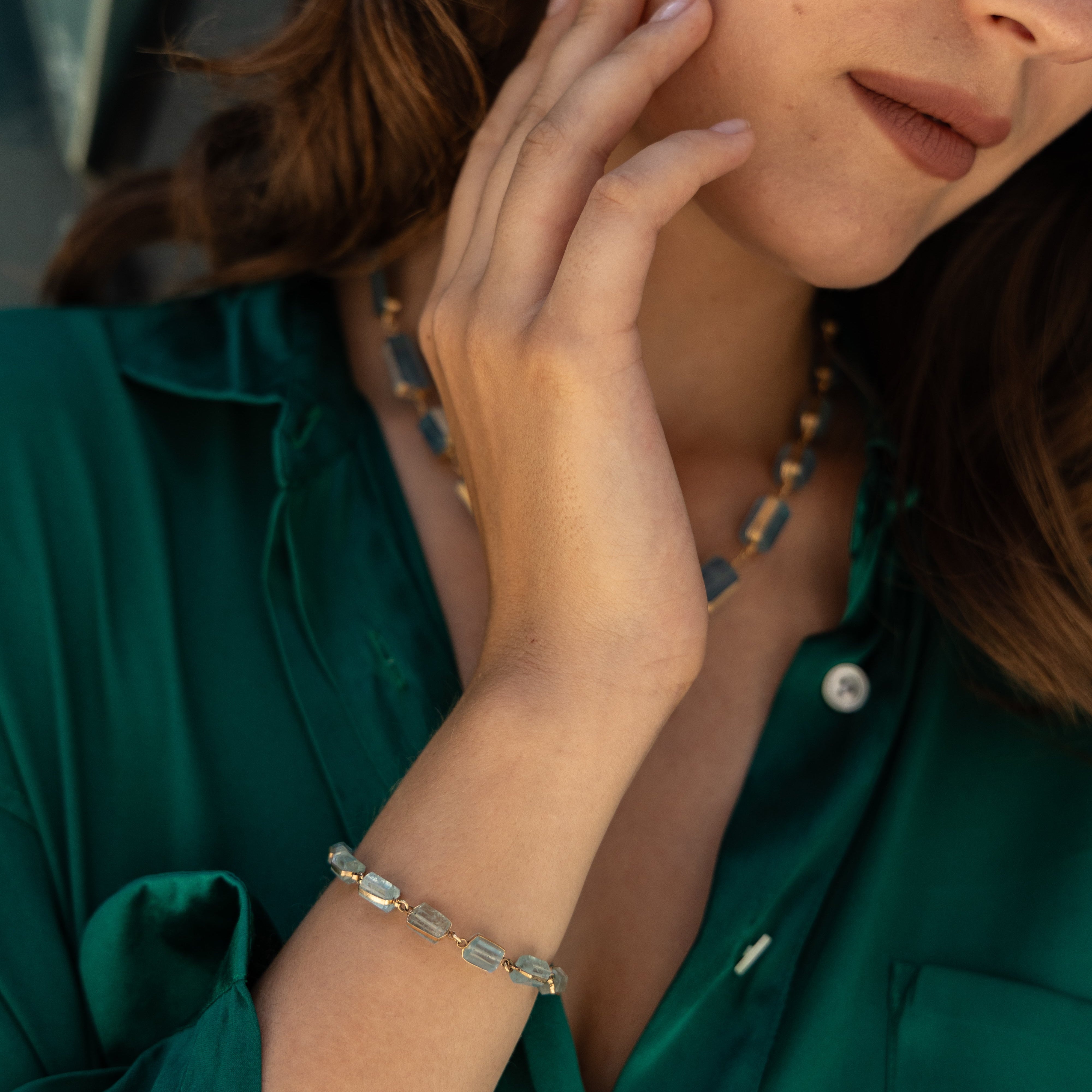 Emma Blue Topaz Bracelet