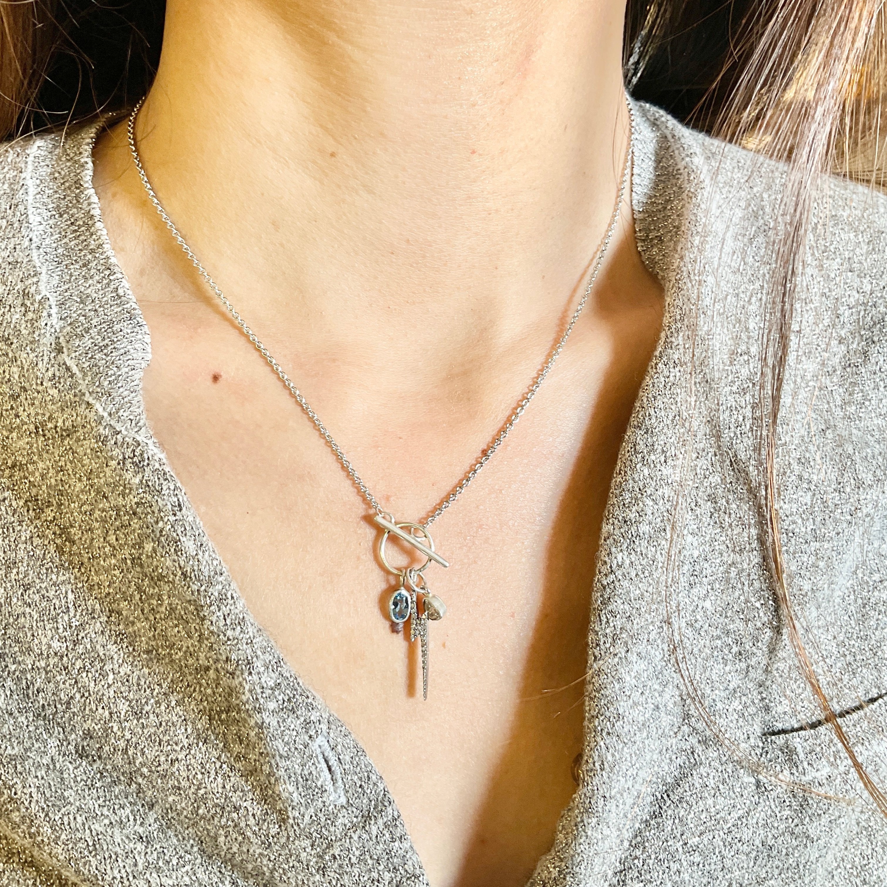 Lightning Bolt Charm Necklace