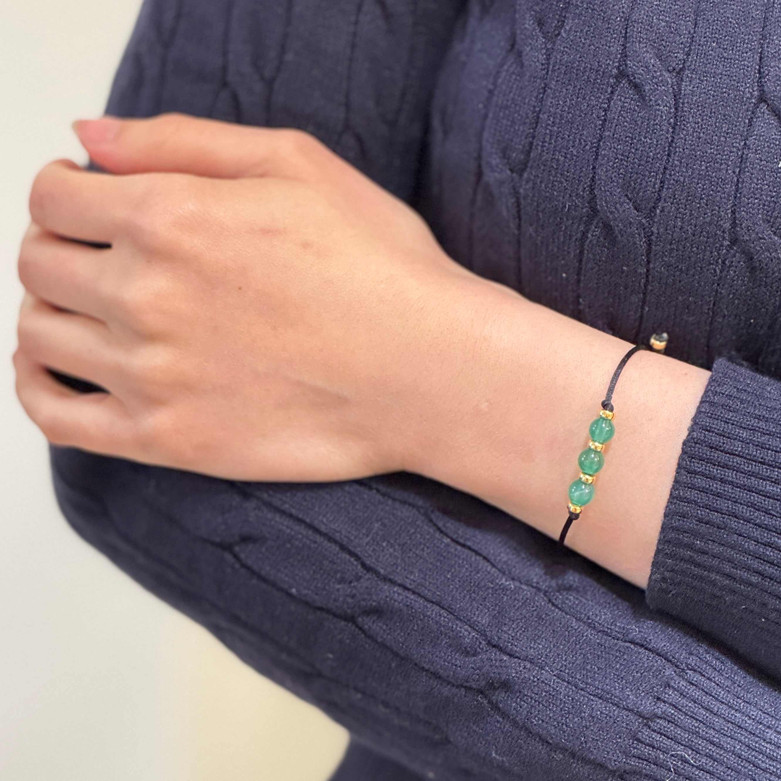 Green River Rock Macrame Bracelet