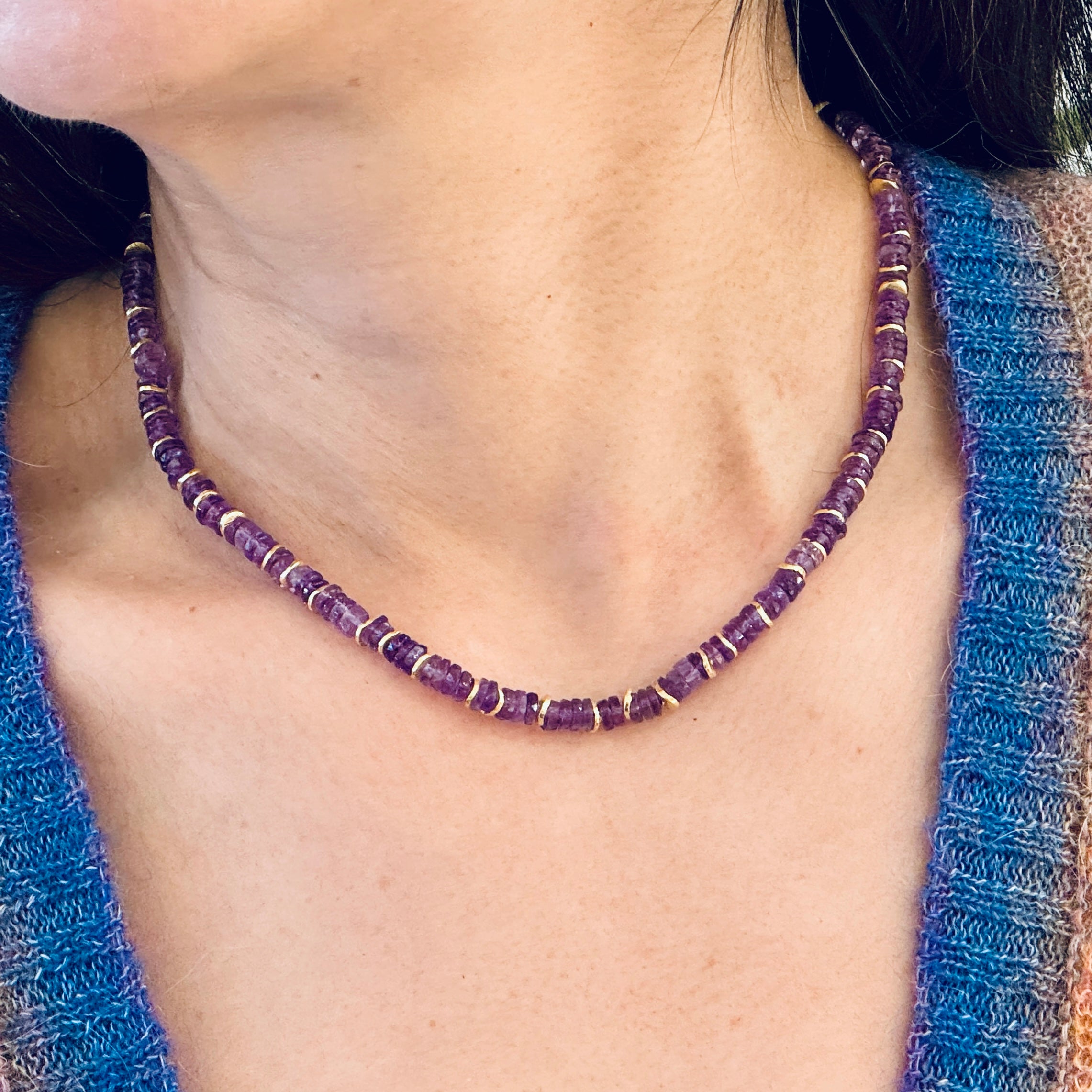Festive in Amethyst Necklace