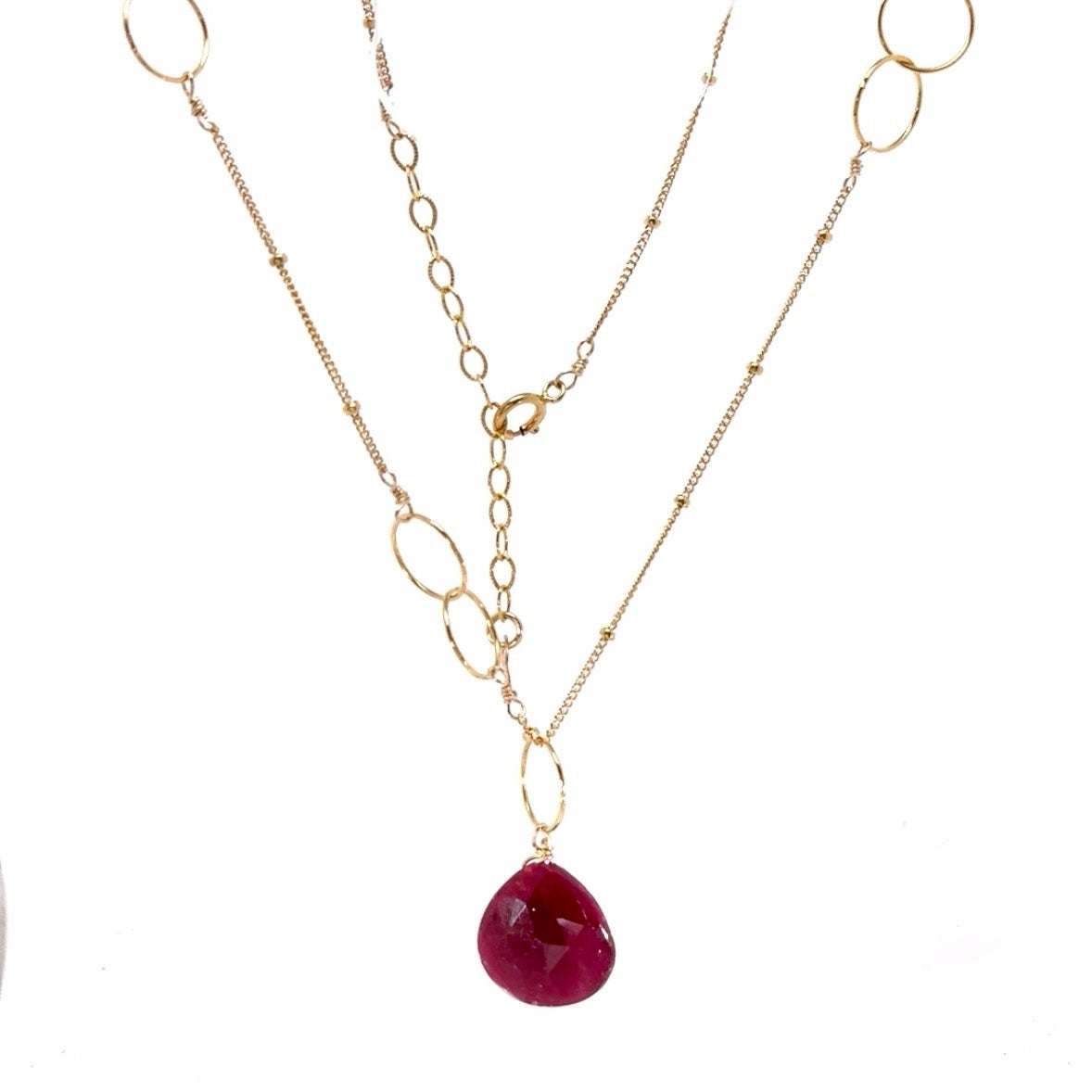 Jennifer Necklace - Ruby
