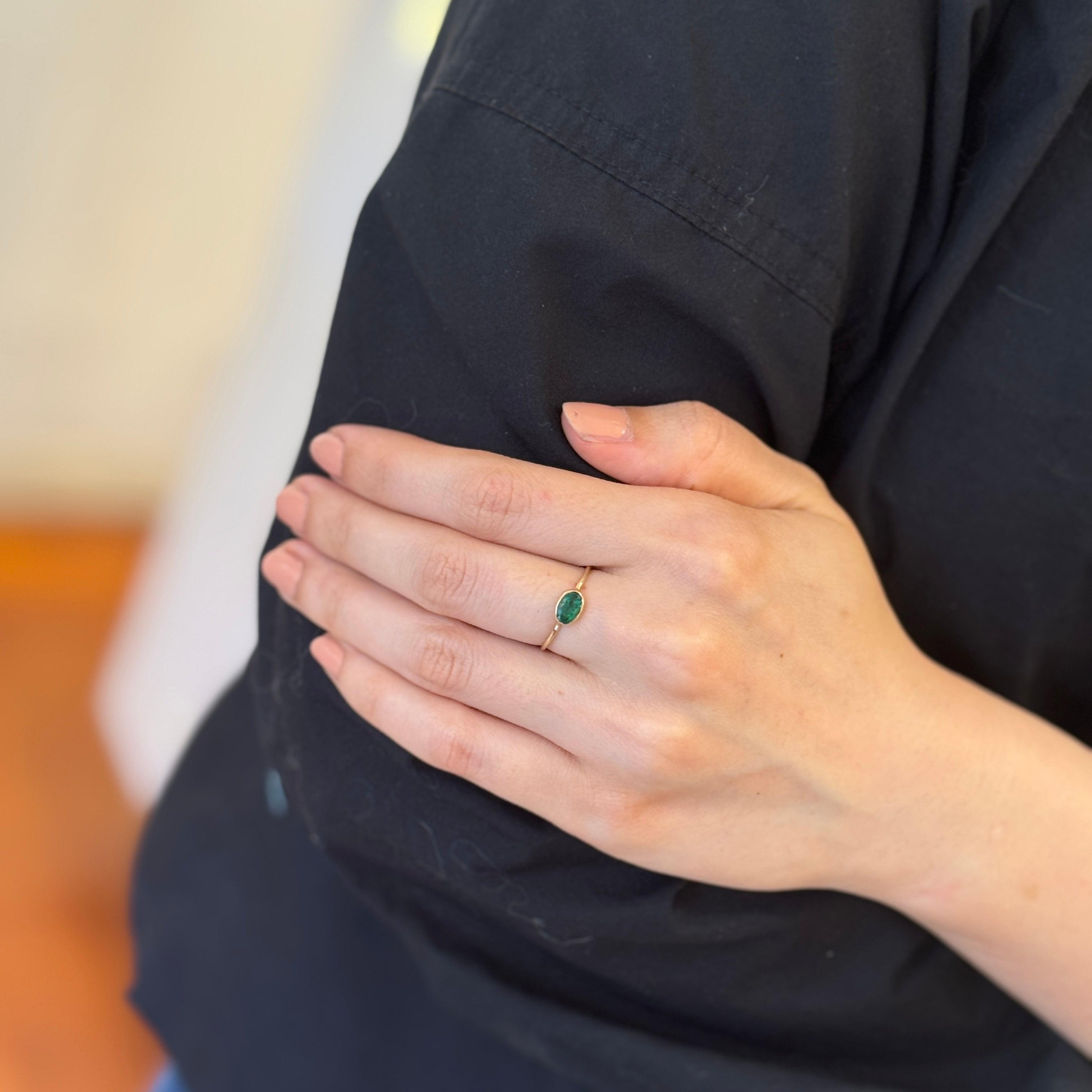 Birthstone Gold Ring - 14k