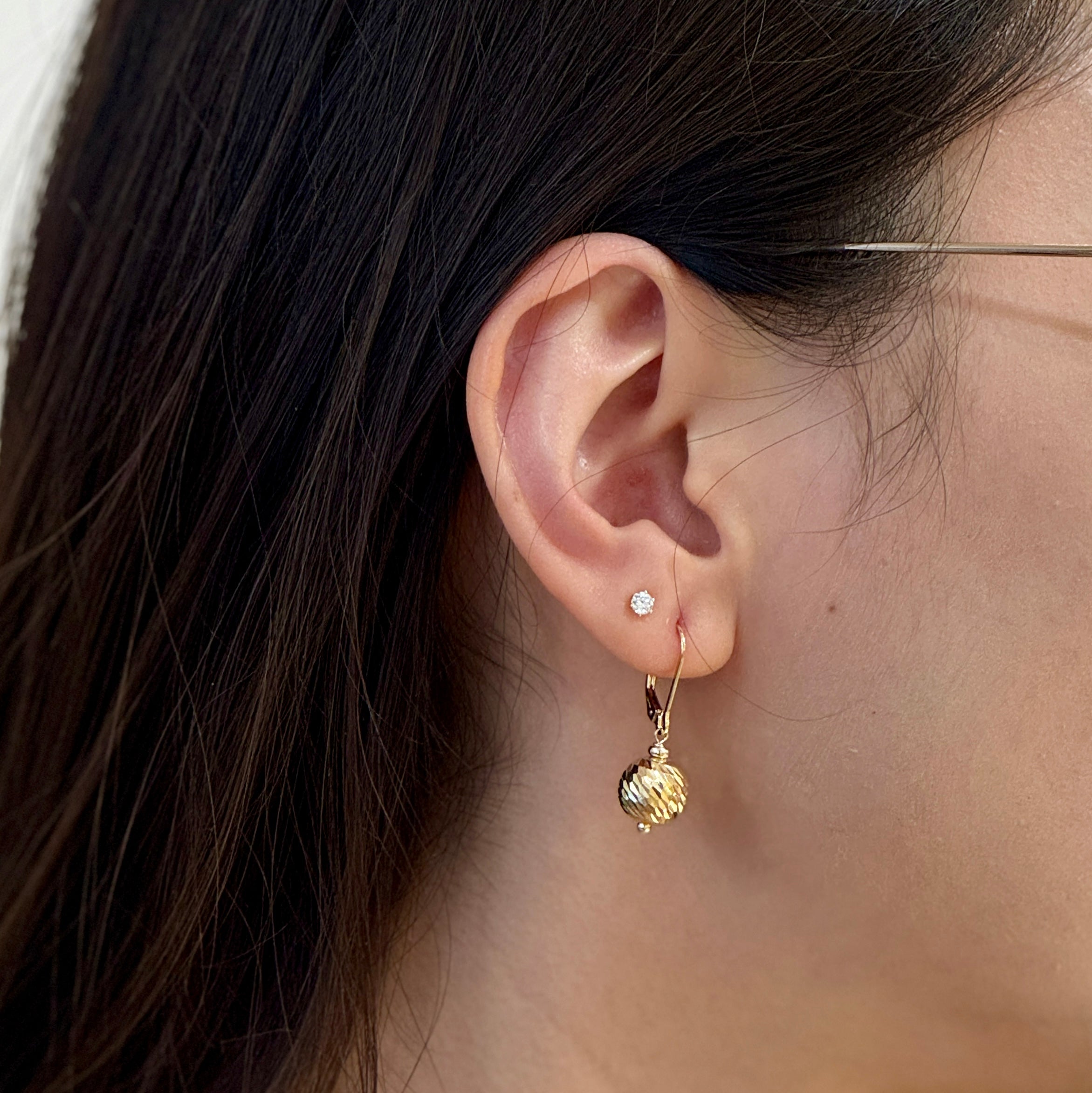 Lasercut Stardust Earrings