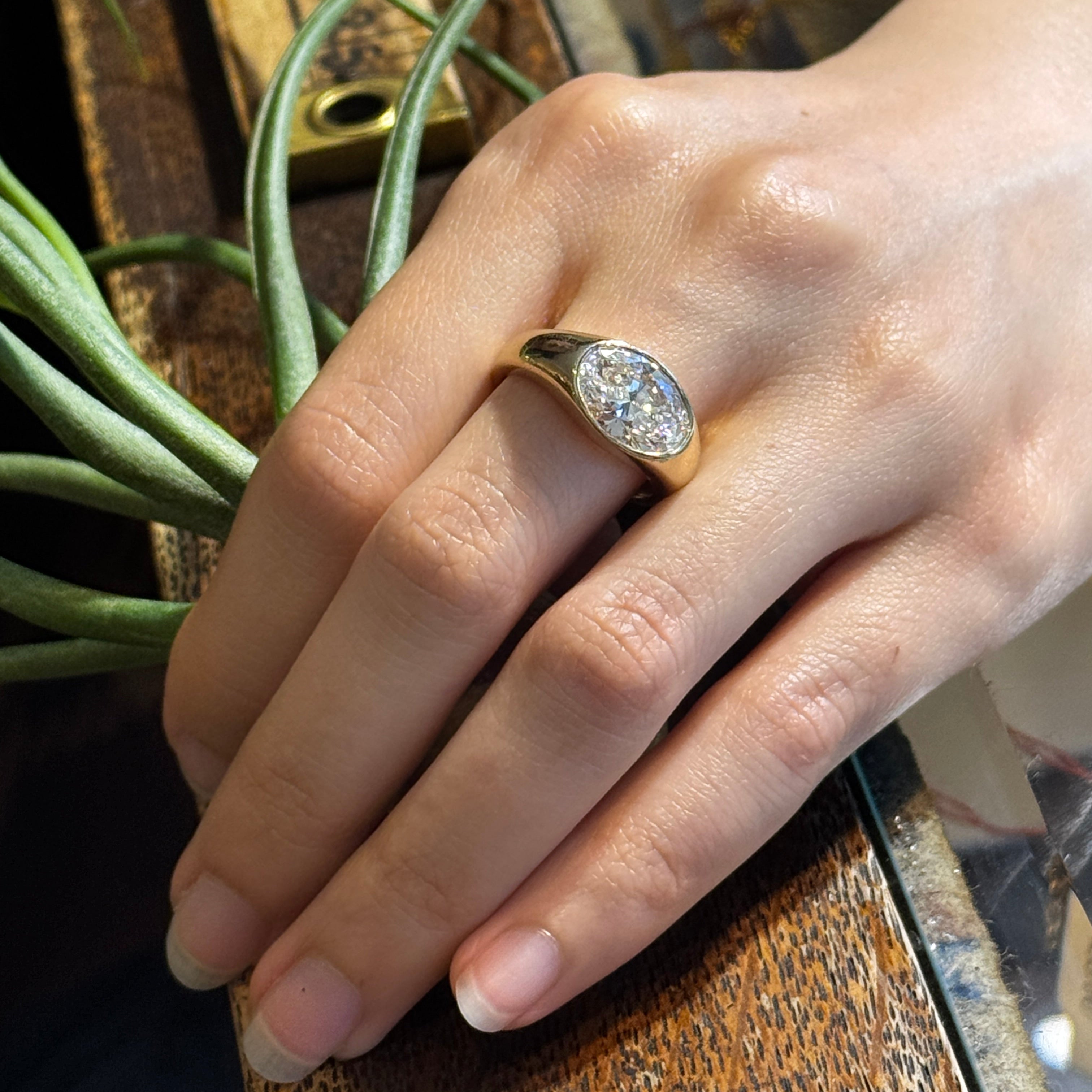 Lucerne Certified Lab-grown Diamond Ring-14k