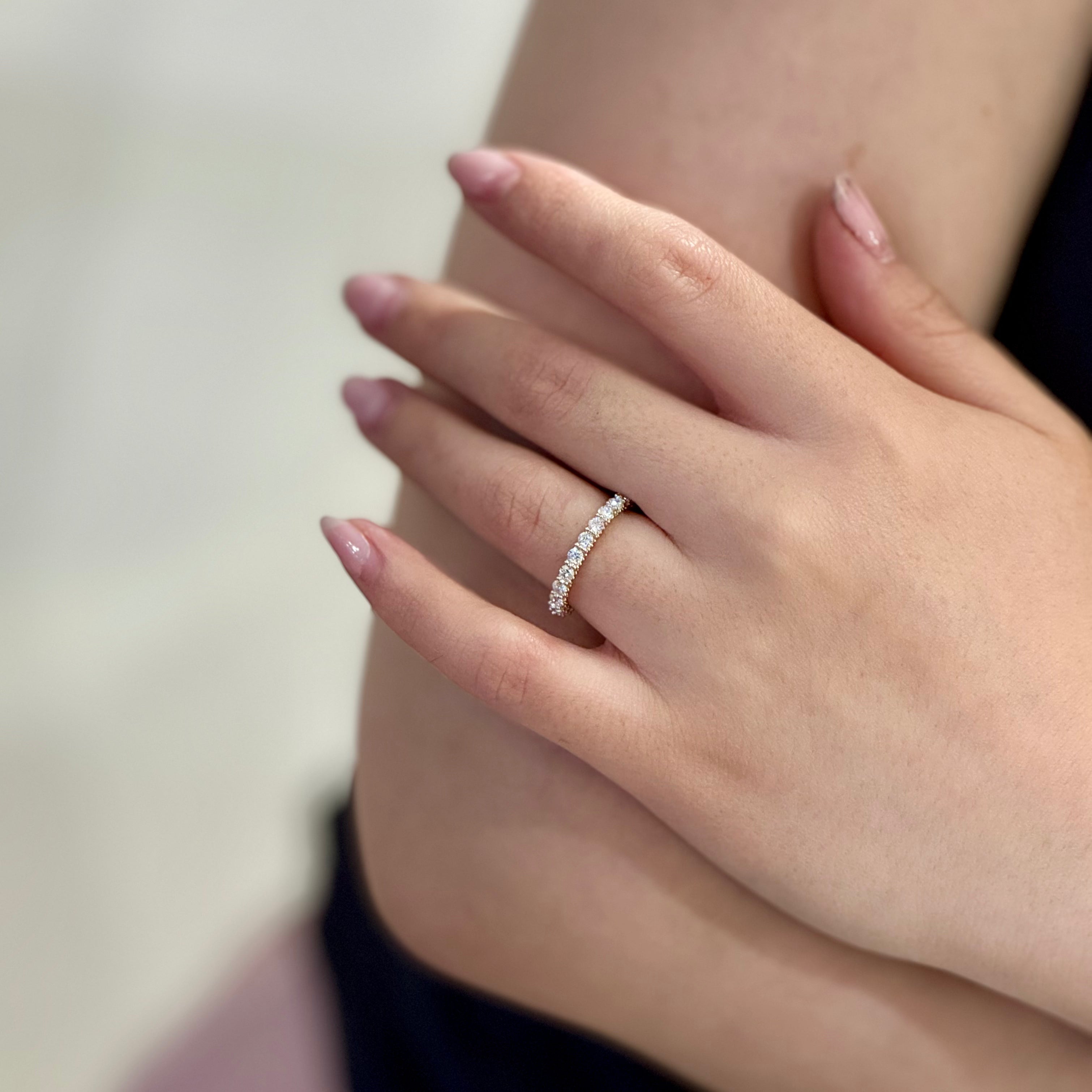 Lab-grown Diamond Eternity Ring In 14k