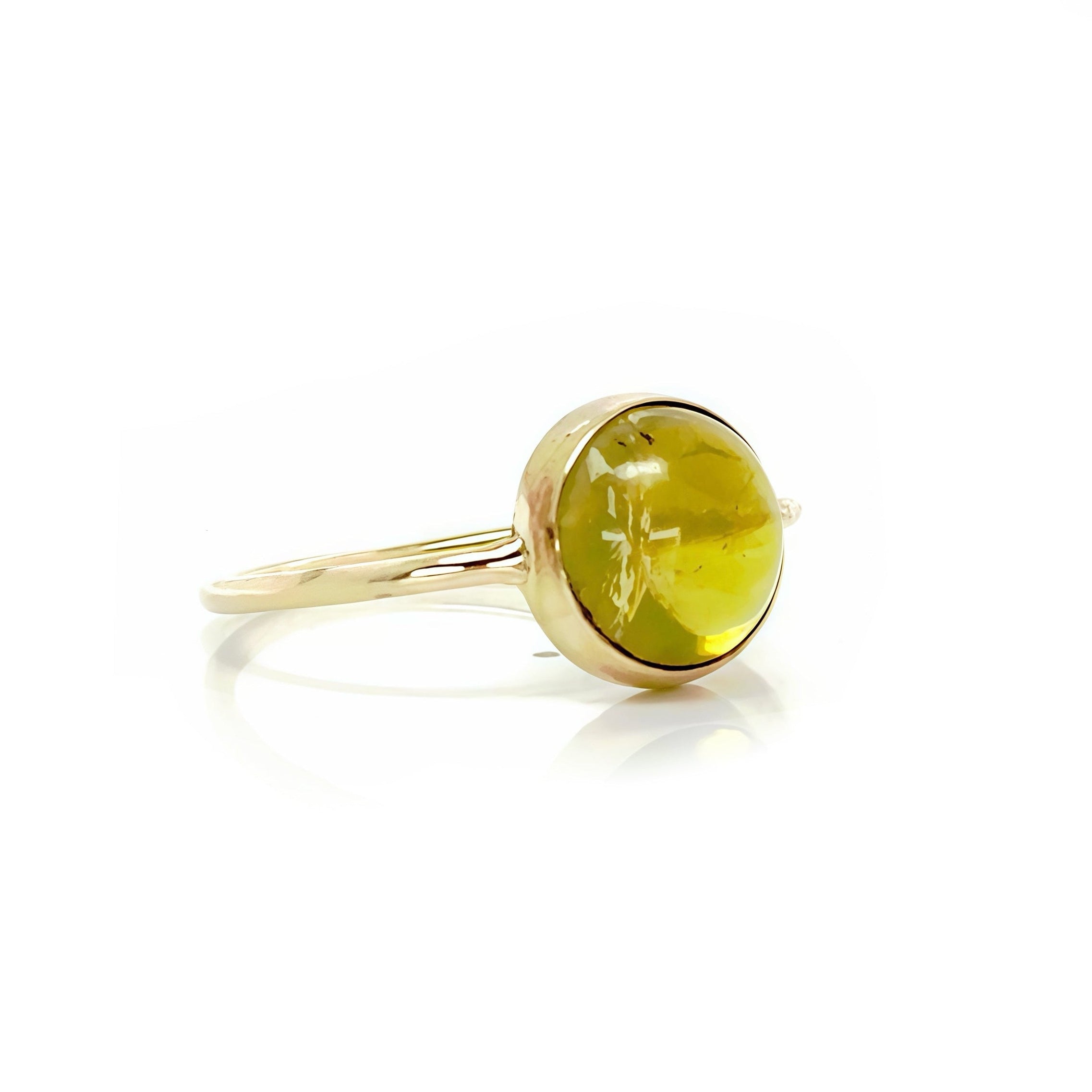 Natural Tourmaline Ring In 14k Gold-filled - Pink or Green