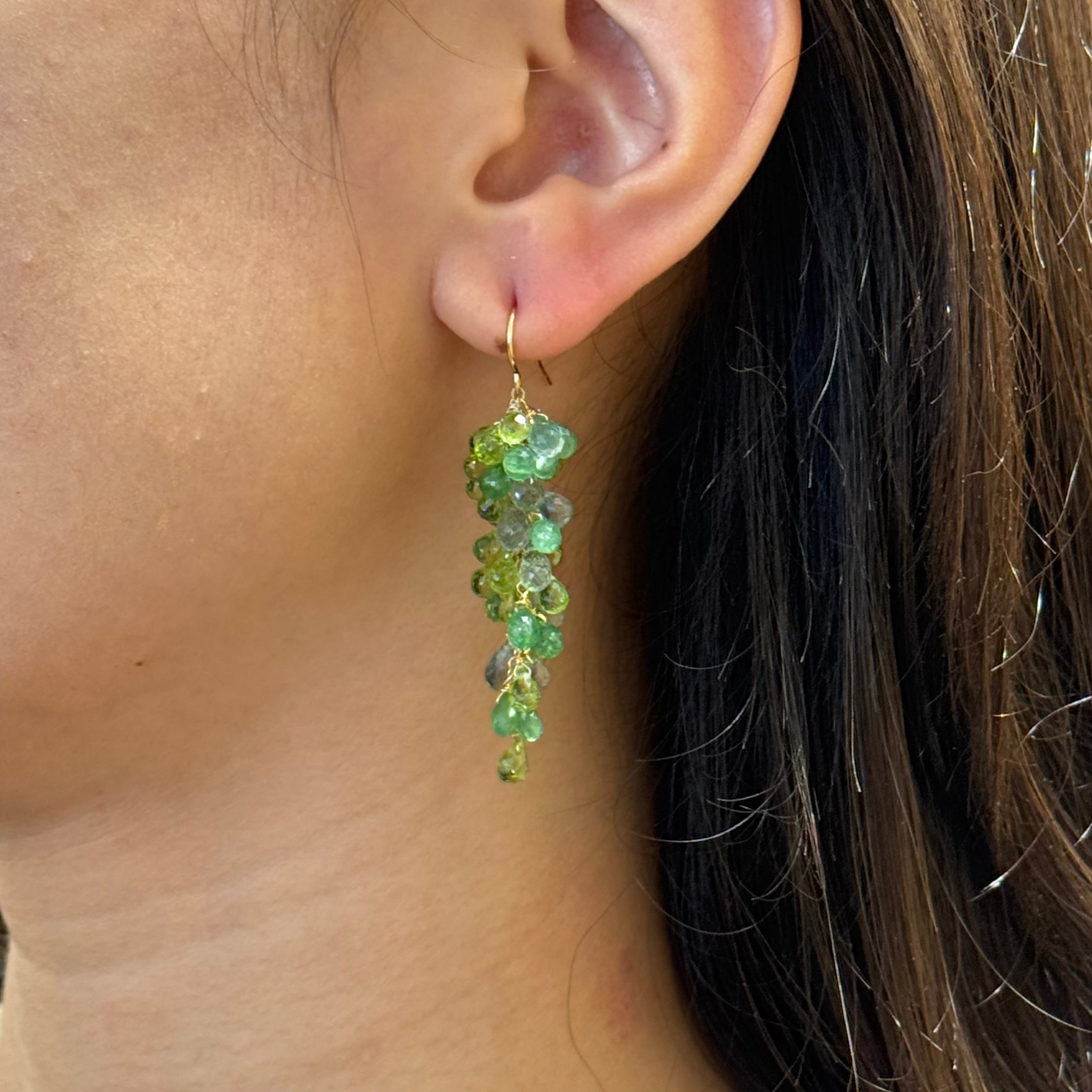 Stephanie Cluster Earrings