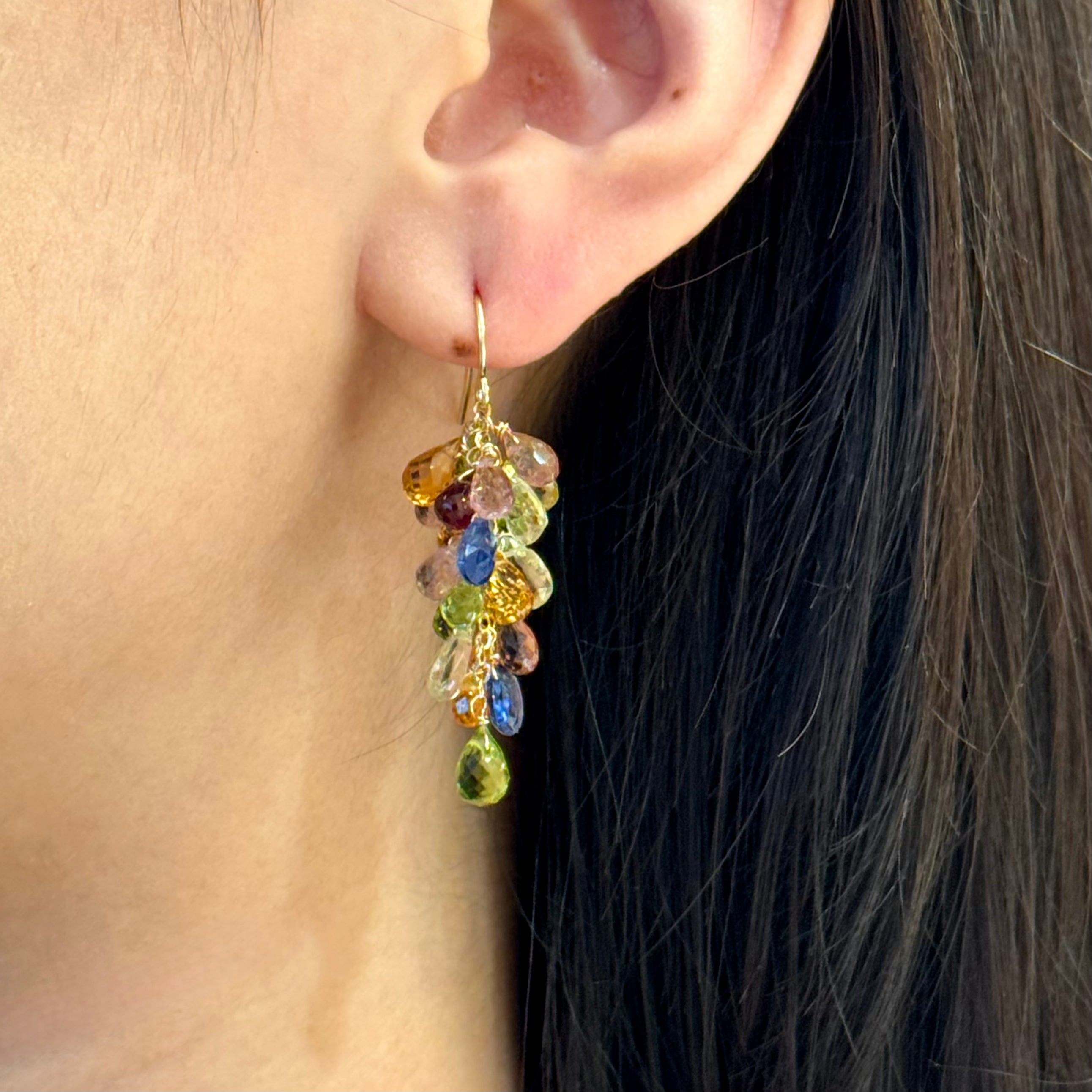 Mini Rainbow Fall Cluster