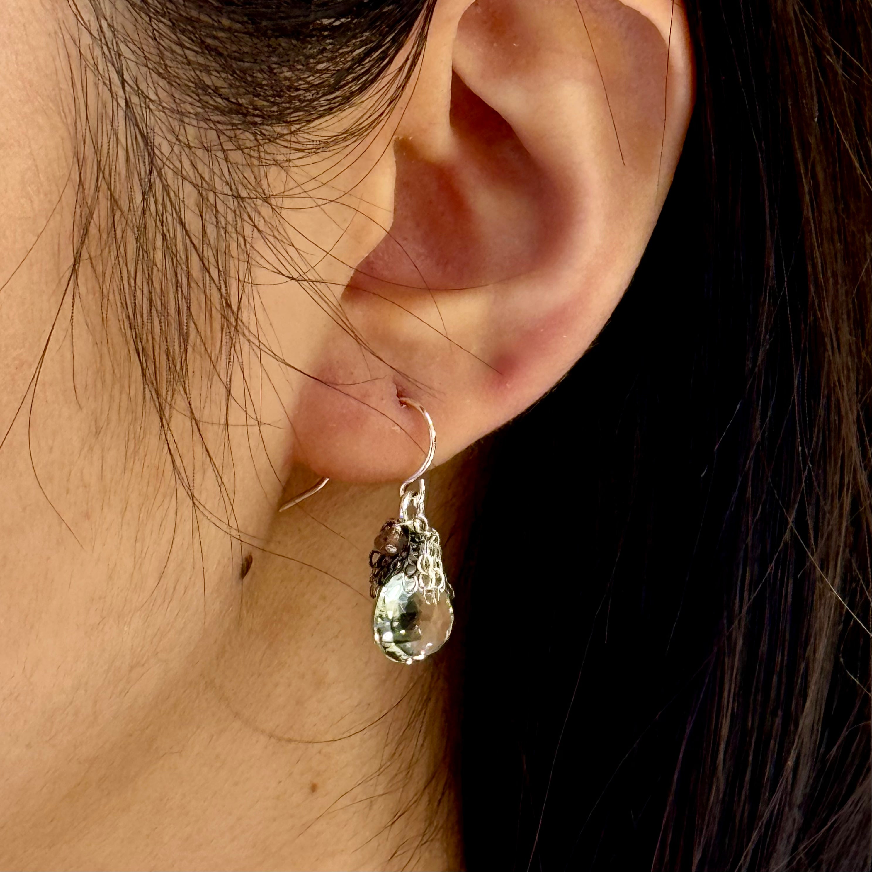 Amelia in Green Earrings