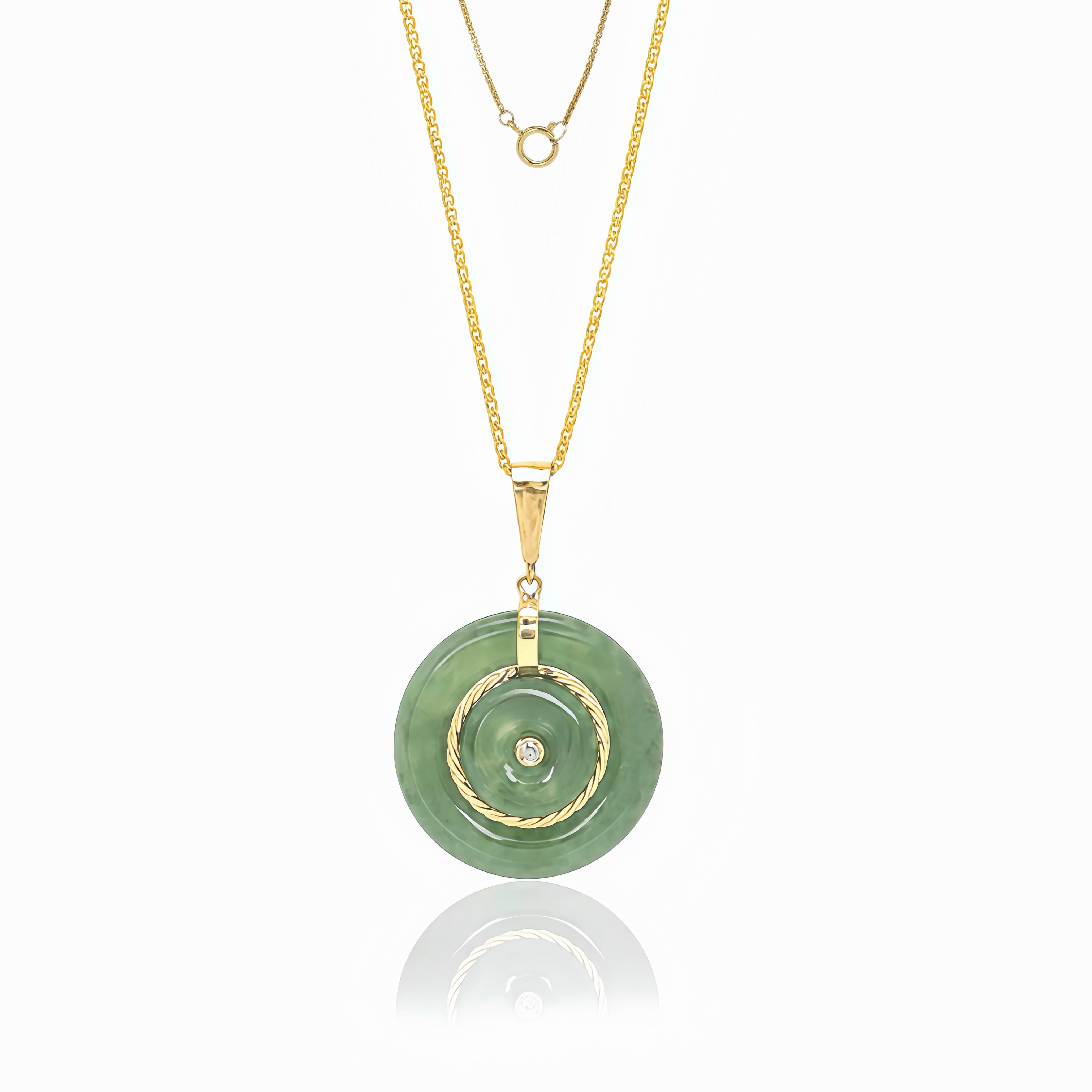 Target Jade Ring Necklace