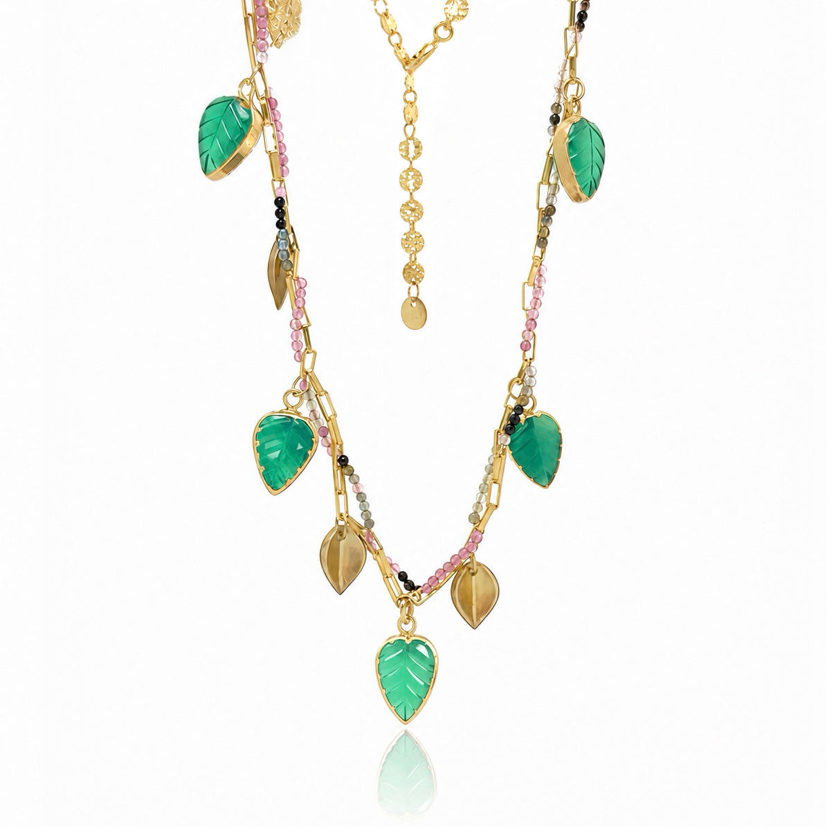 Spring Leaf Necklace