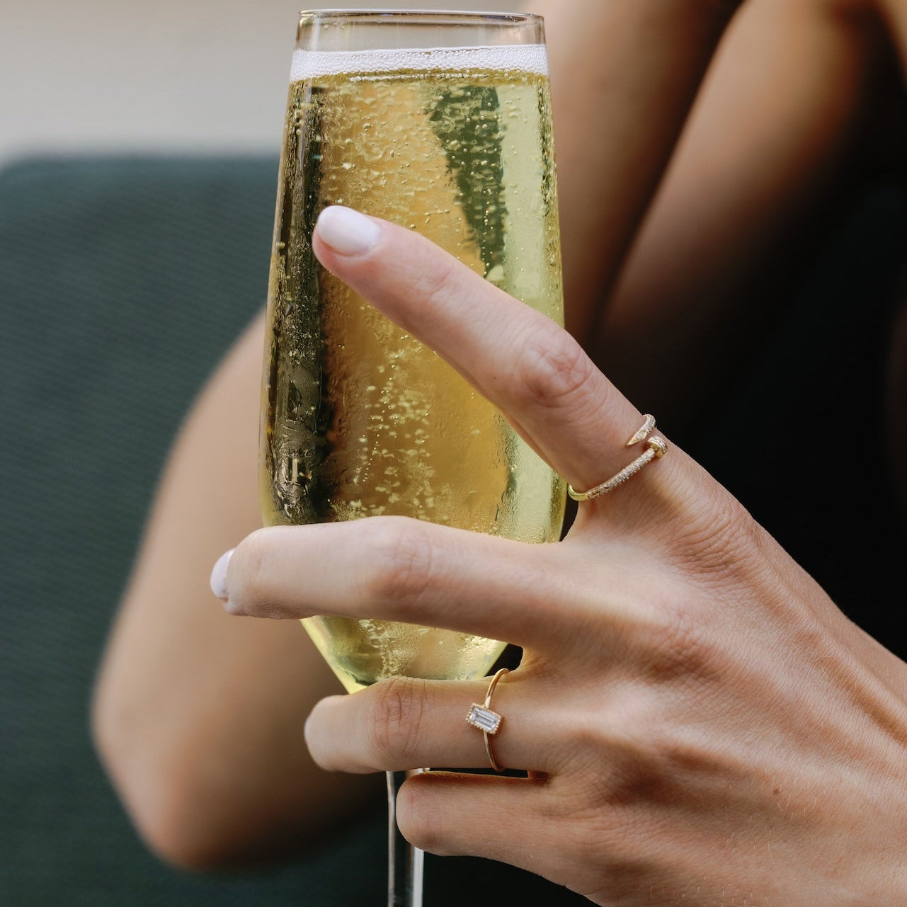Lab-grown Diamond Baguette Ring