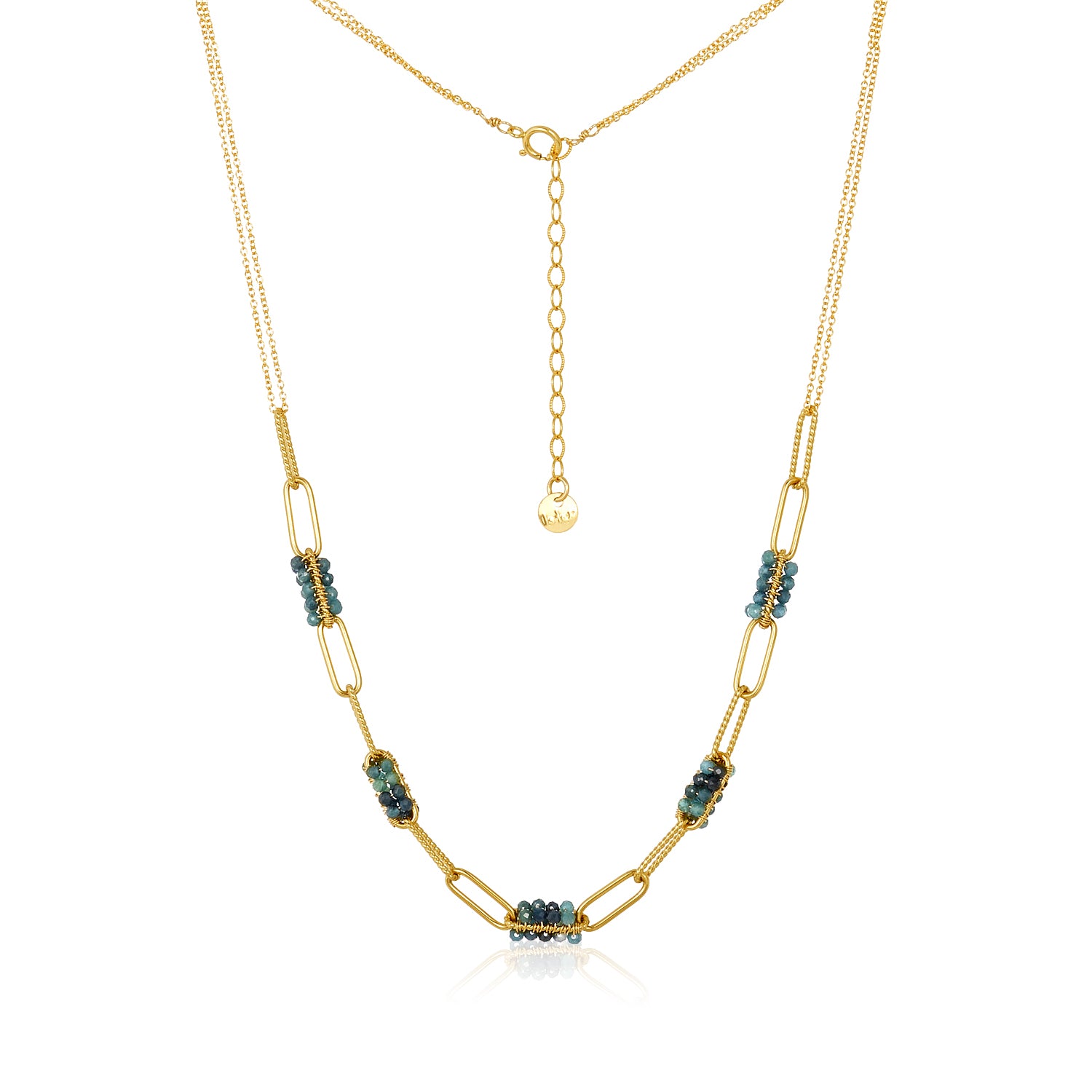 Polina Green Sapphire Necklace
