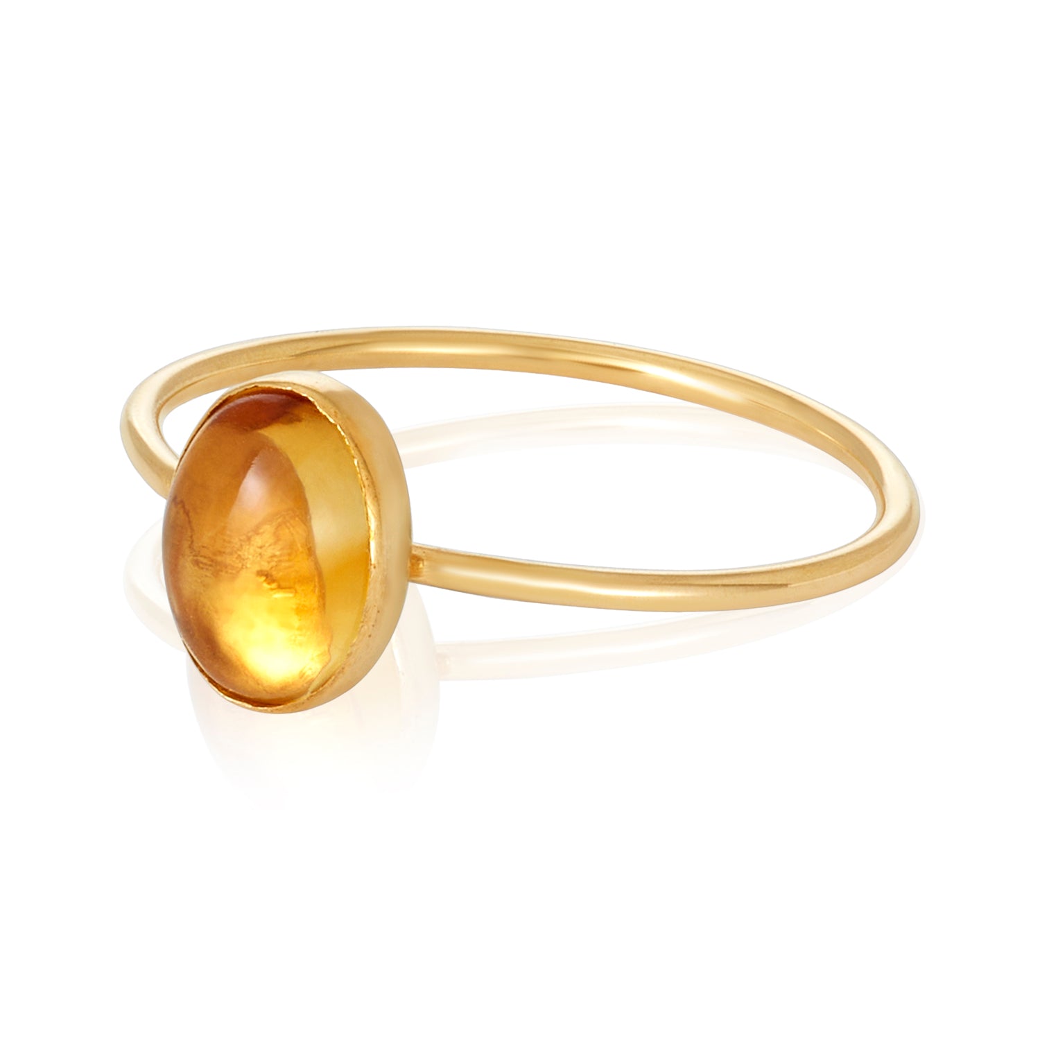 Solo Citrine Ring