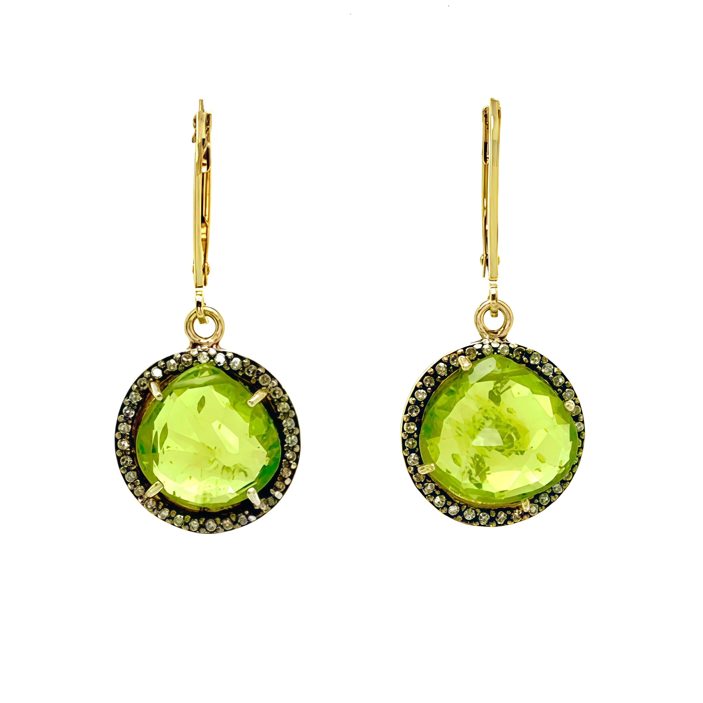 Peridot Diva Earrings