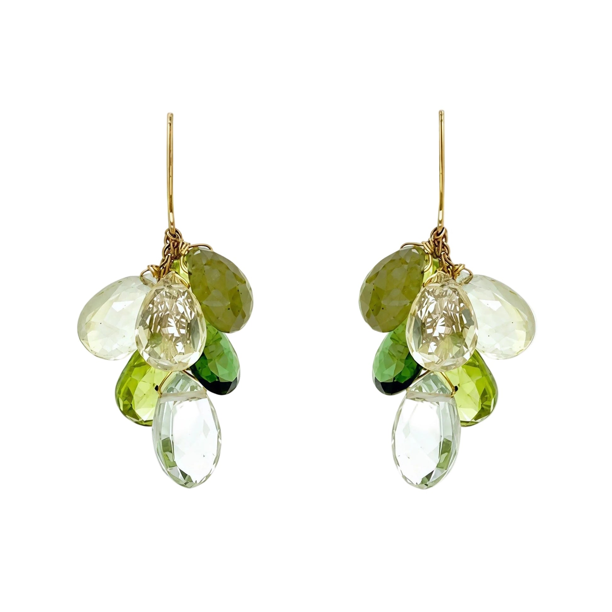 Petite Cluster In Greenery - 14k