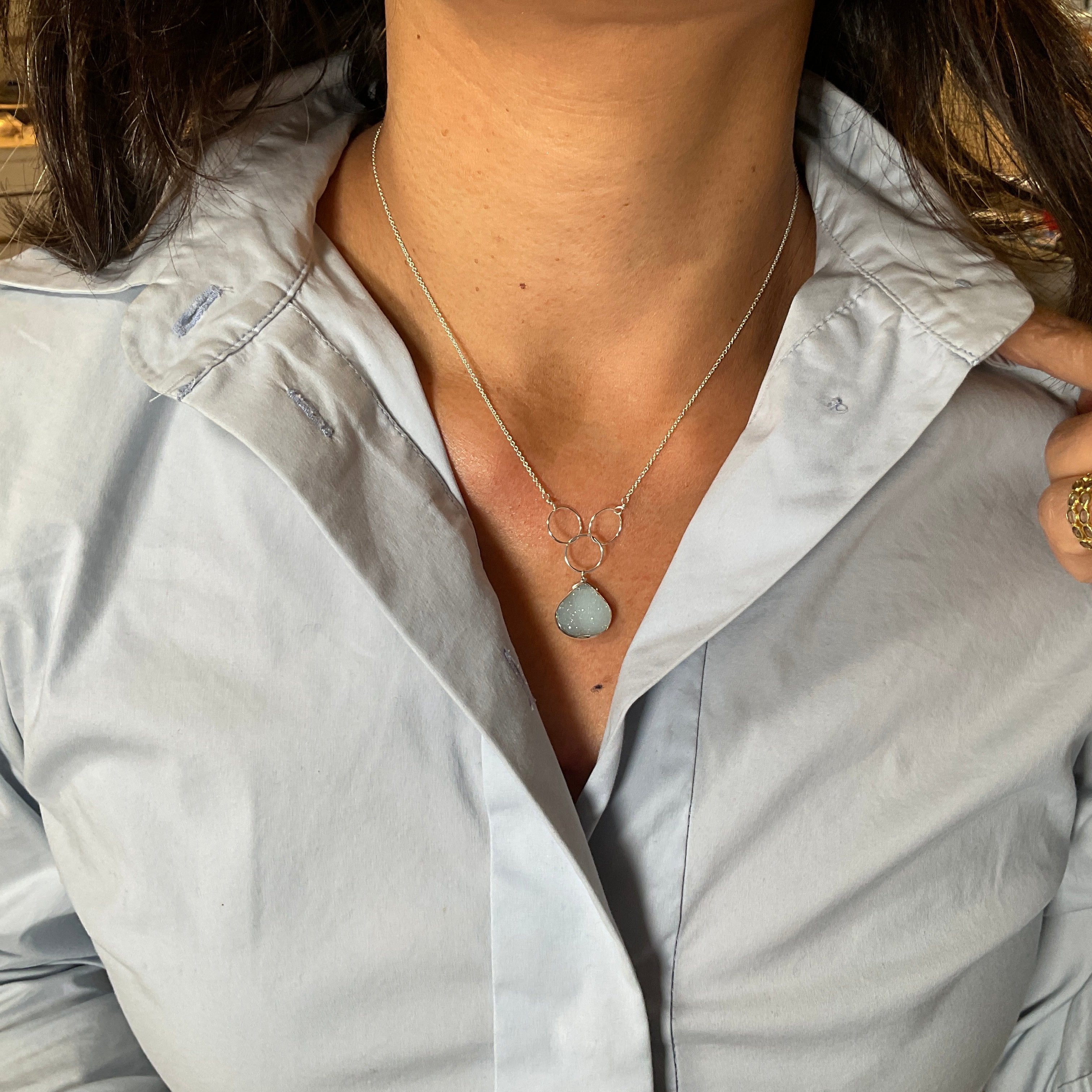 Cassiopeia Druzy Necklace