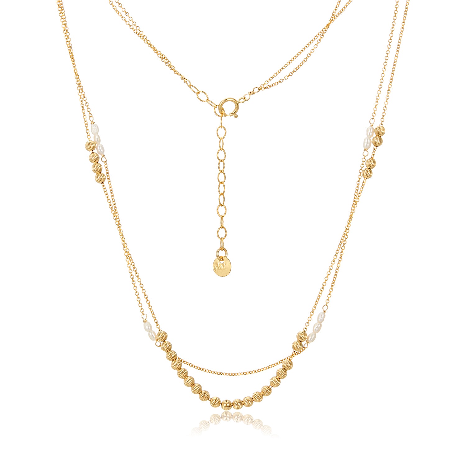 Ornament Pearl Necklace