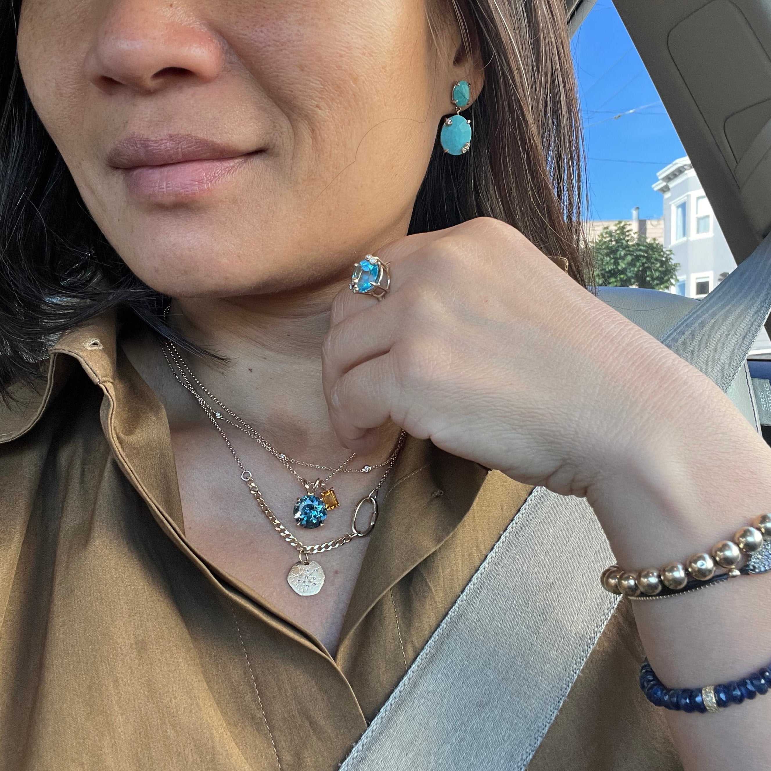 Gem Charm Necklace