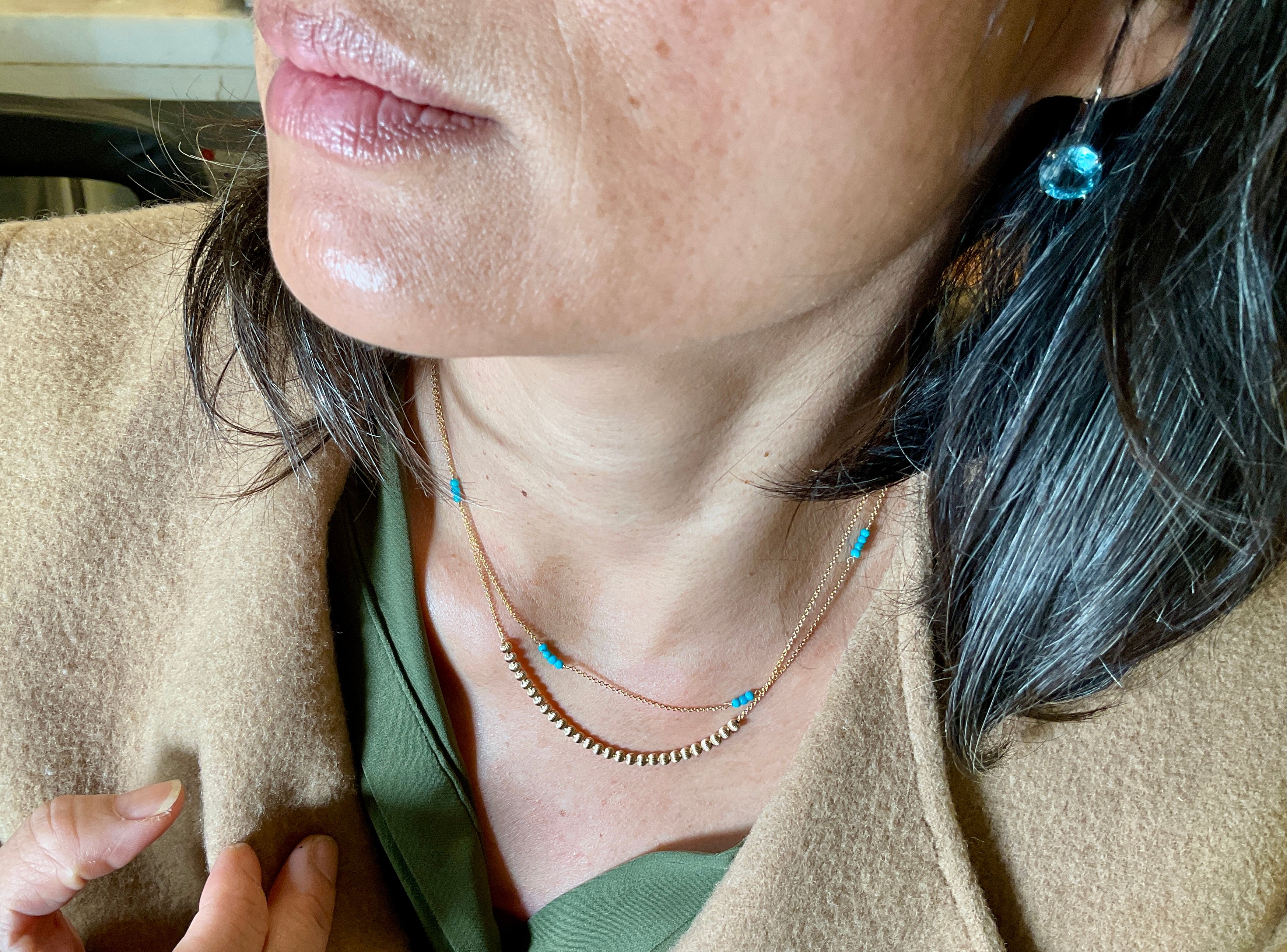 Ornament Turquoise Necklace