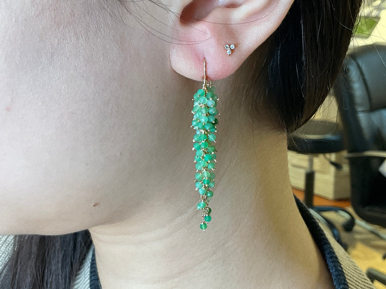 Mabel Chong Ruby Pinot Gris Earrings main image 1